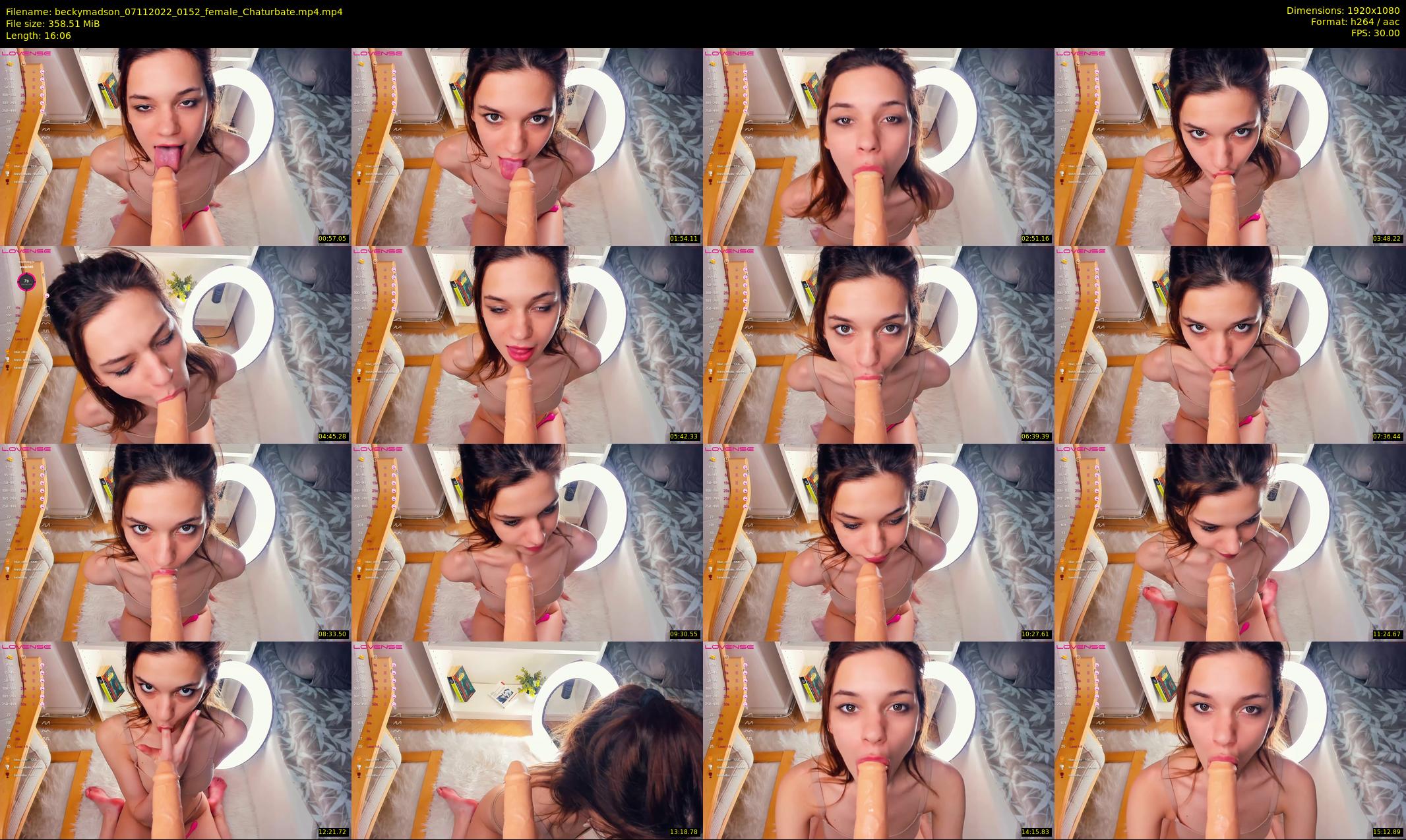 beckymadson — 17 minute Chaturbate female cam show recording, 1080p, Nov 7, 2022