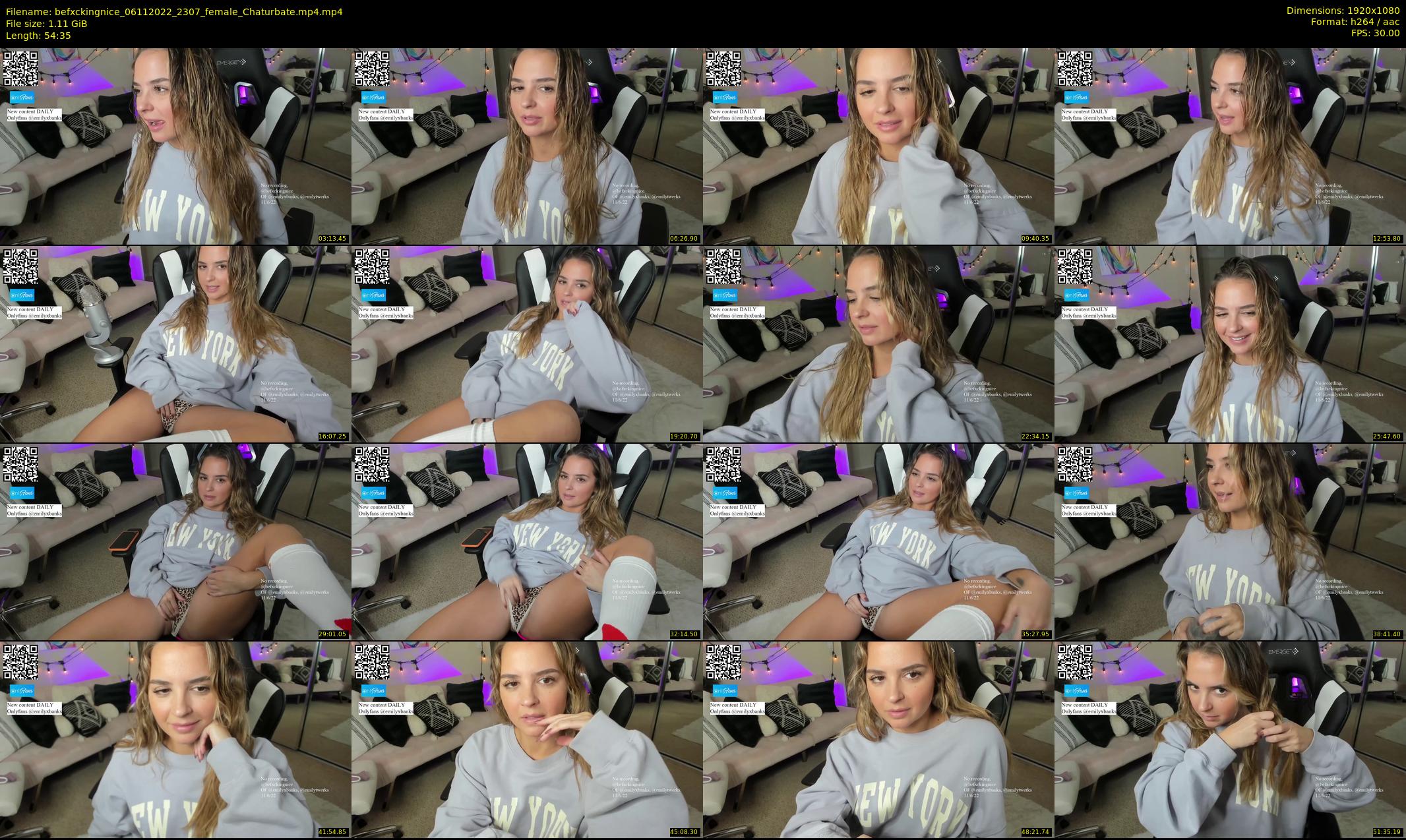 befxckingnice — 55 minute Chaturbate female cam show recording, 1080p, Nov 6, 2022