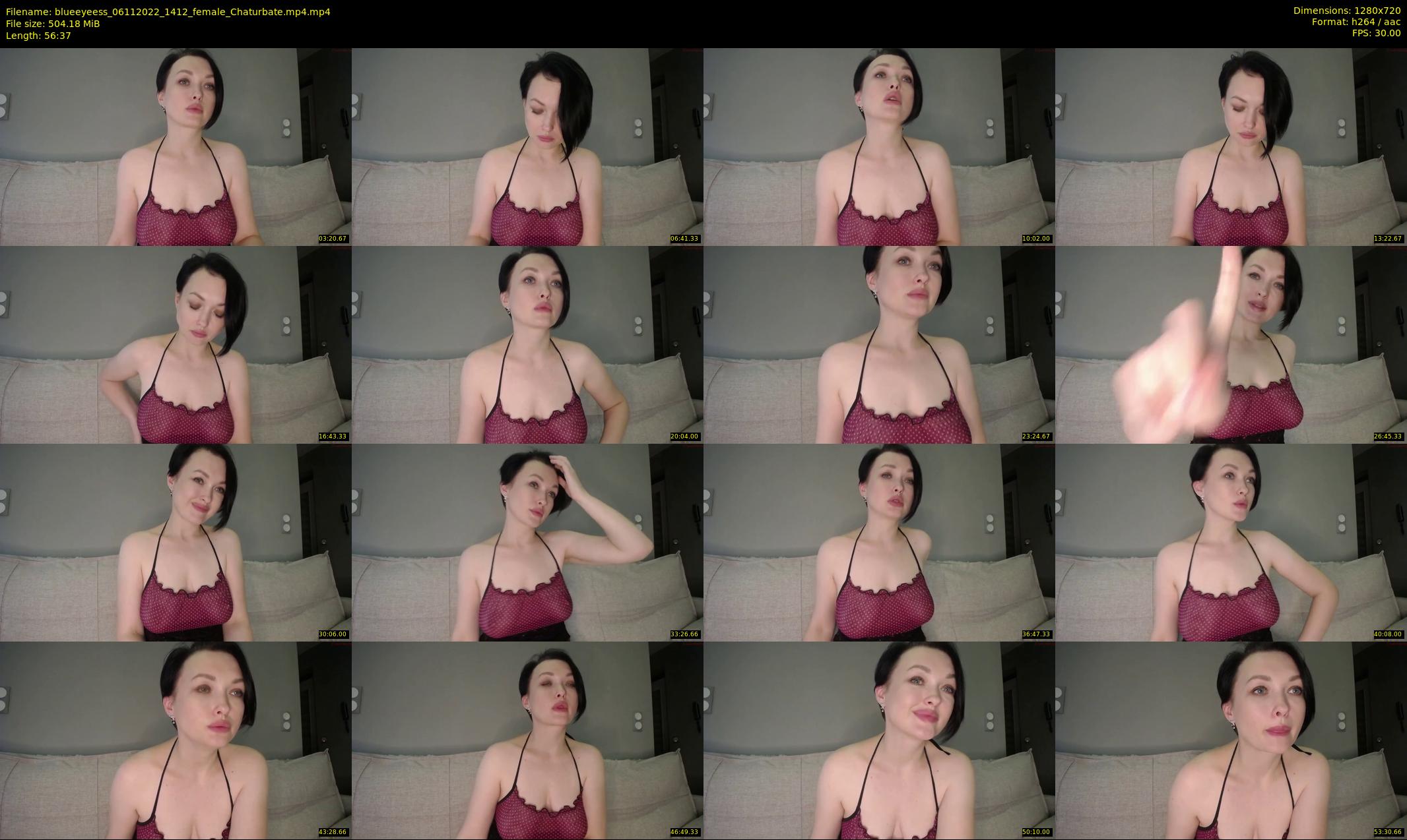 blueeyeess — 57 minute Chaturbate female cam show recording, 720p, Nov 6, 2022