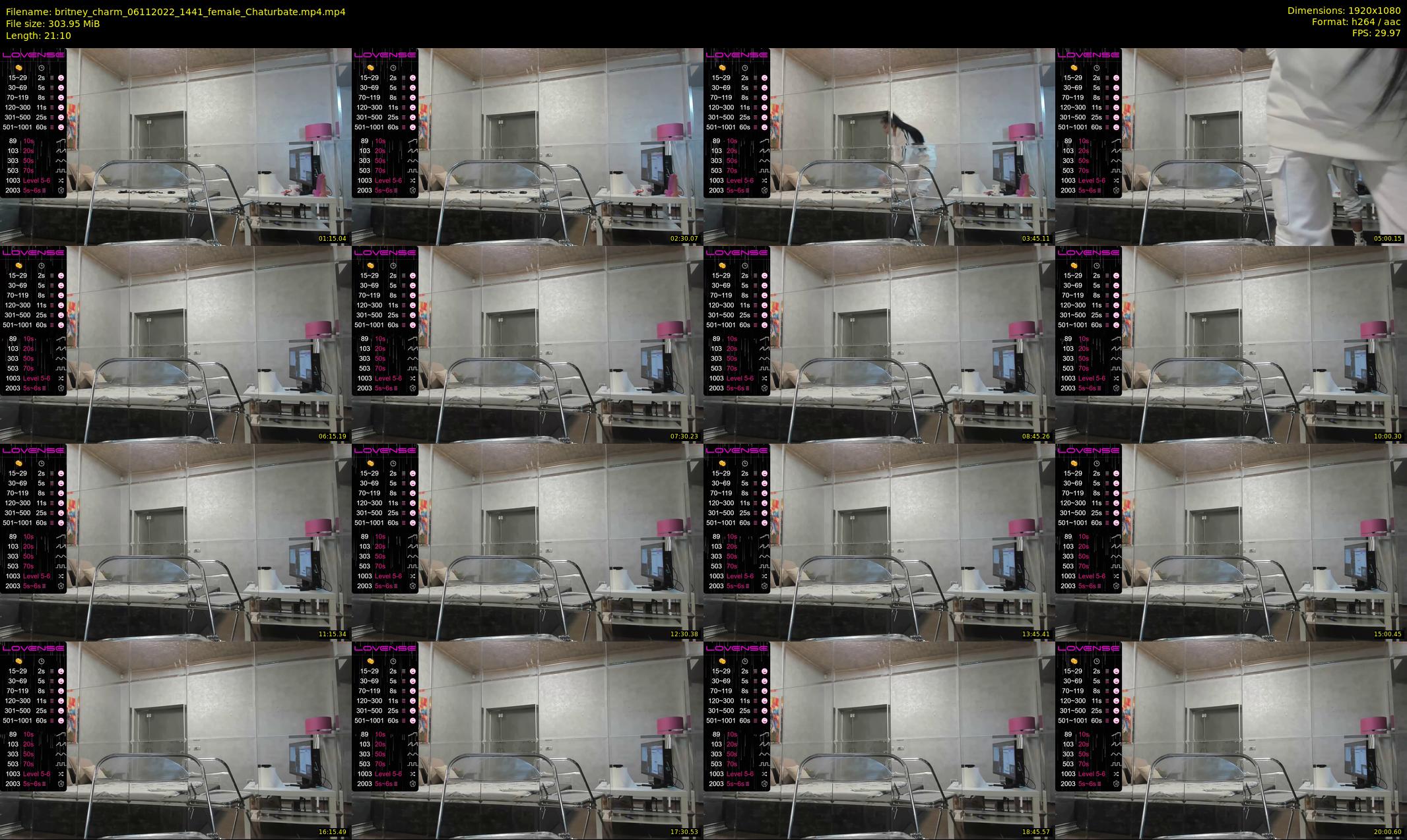 britney_charm — 22 minute Chaturbate female cam show recording, 1080p, Nov 6, 2022