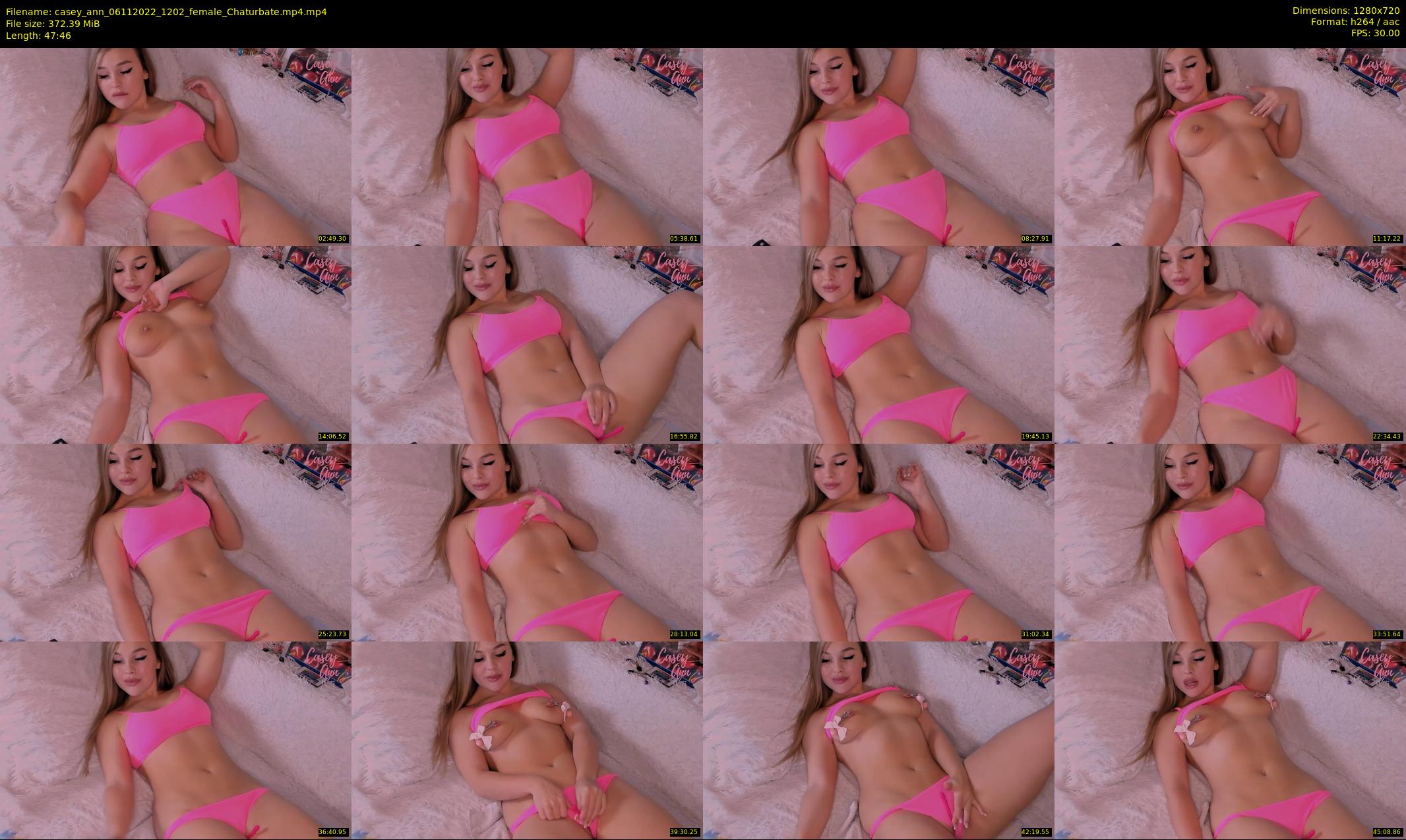 casey_ann — 48 minute Chaturbate female cam show recording, 720p, Nov 6, 2022