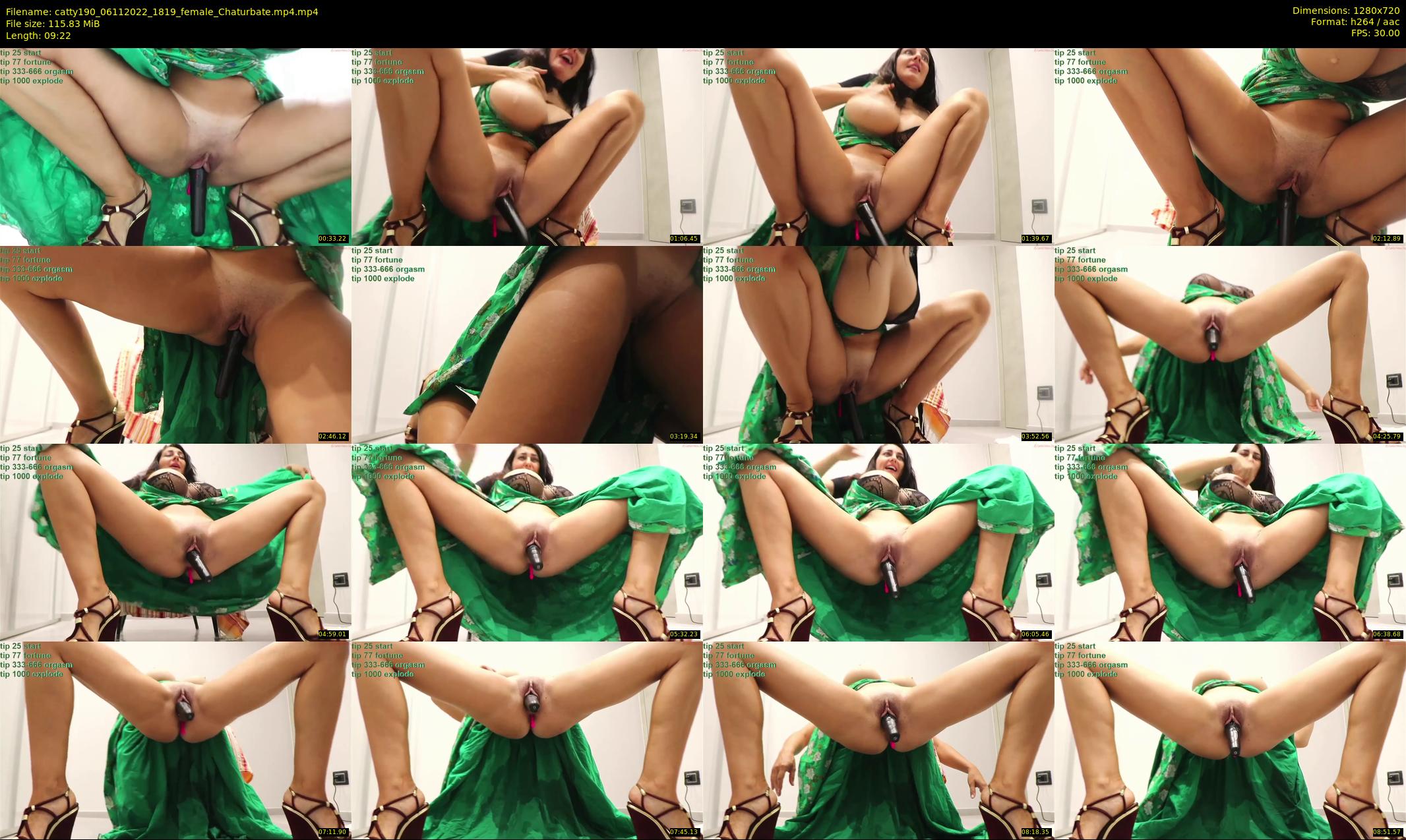 catty190 — 10 minute Chaturbate female cam show recording, 720p, Nov 6, 2022