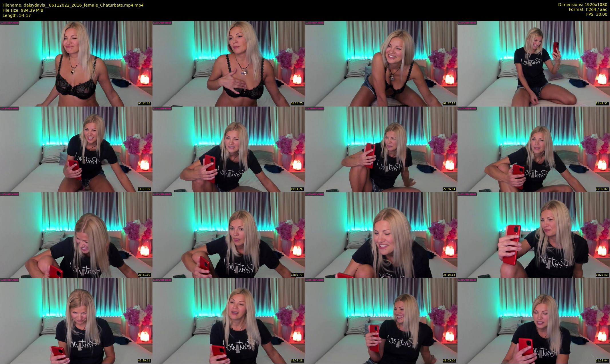 daisydavis_ — 55 minute Chaturbate female cam show recording, 1080p, Nov 6, 2022