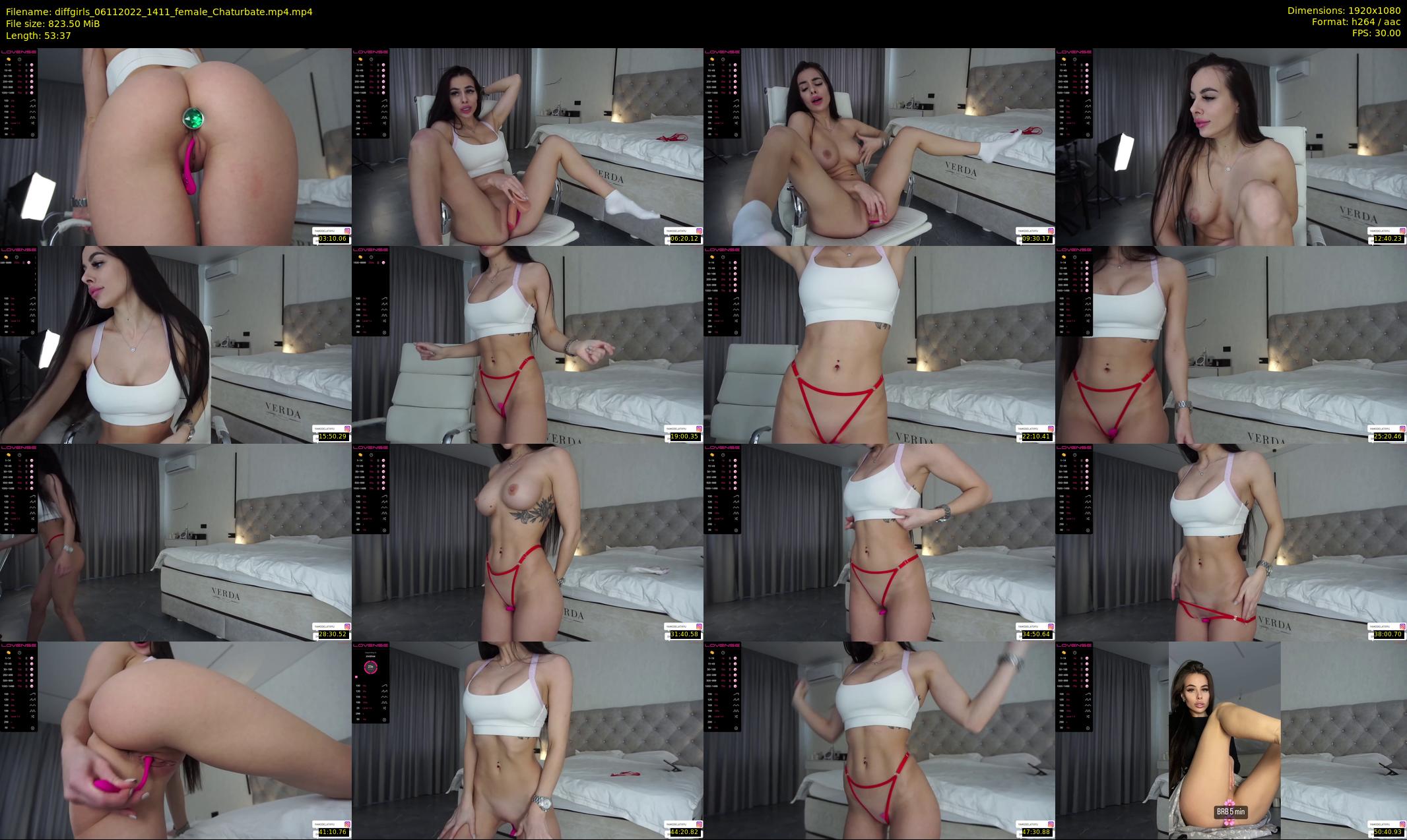 diffgirls — 54 minute Chaturbate female cam show recording, 1080p, Nov 6, 2022