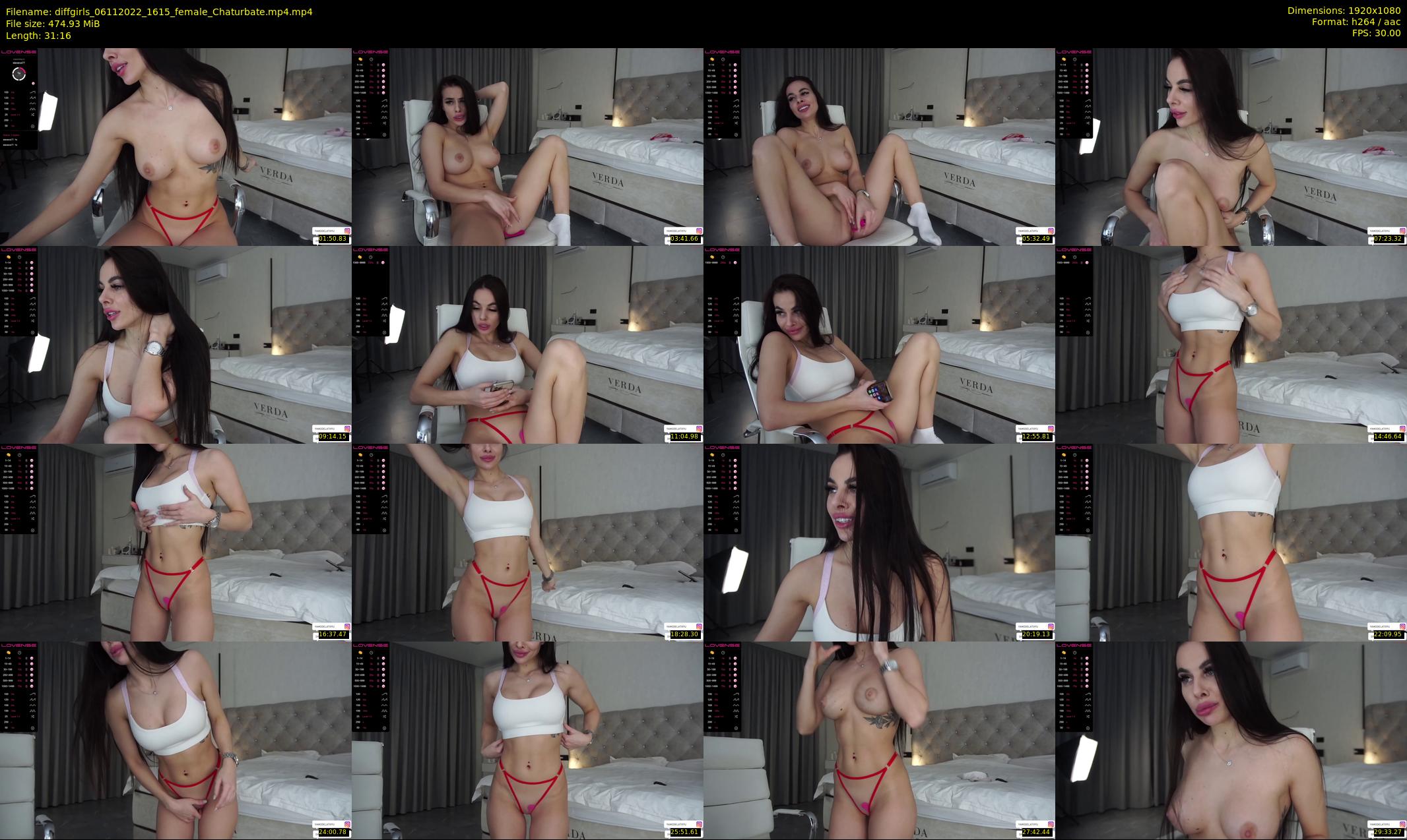 diffgirls — 32 minute Chaturbate female cam show recording, 1080p, Nov 6, 2022