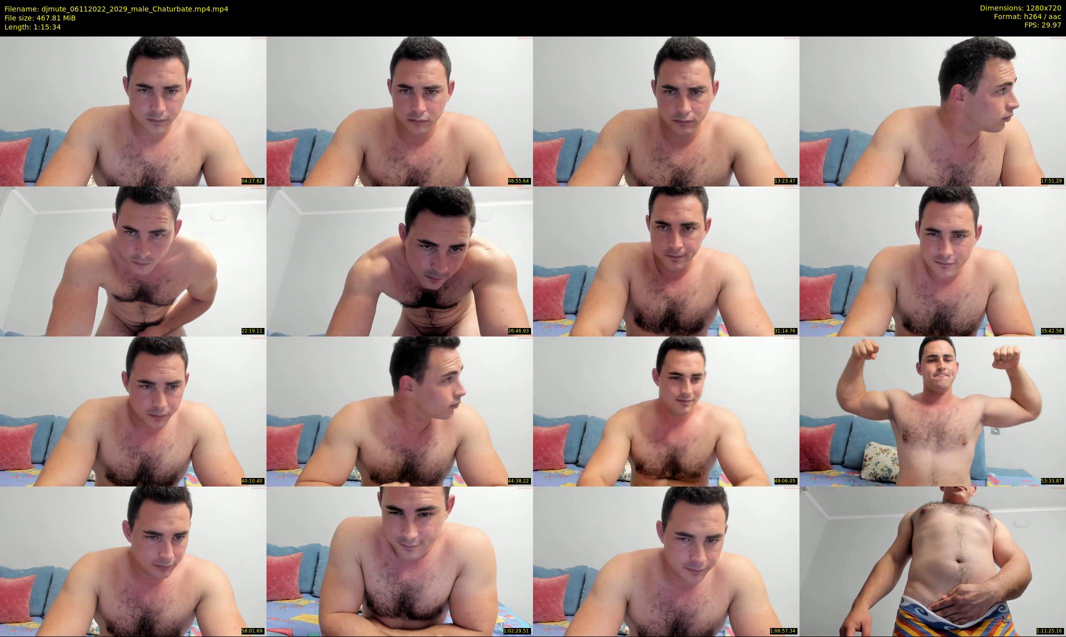 djmute — 76 minute Chaturbate male cam show recording, 720p, Nov 6, 2022