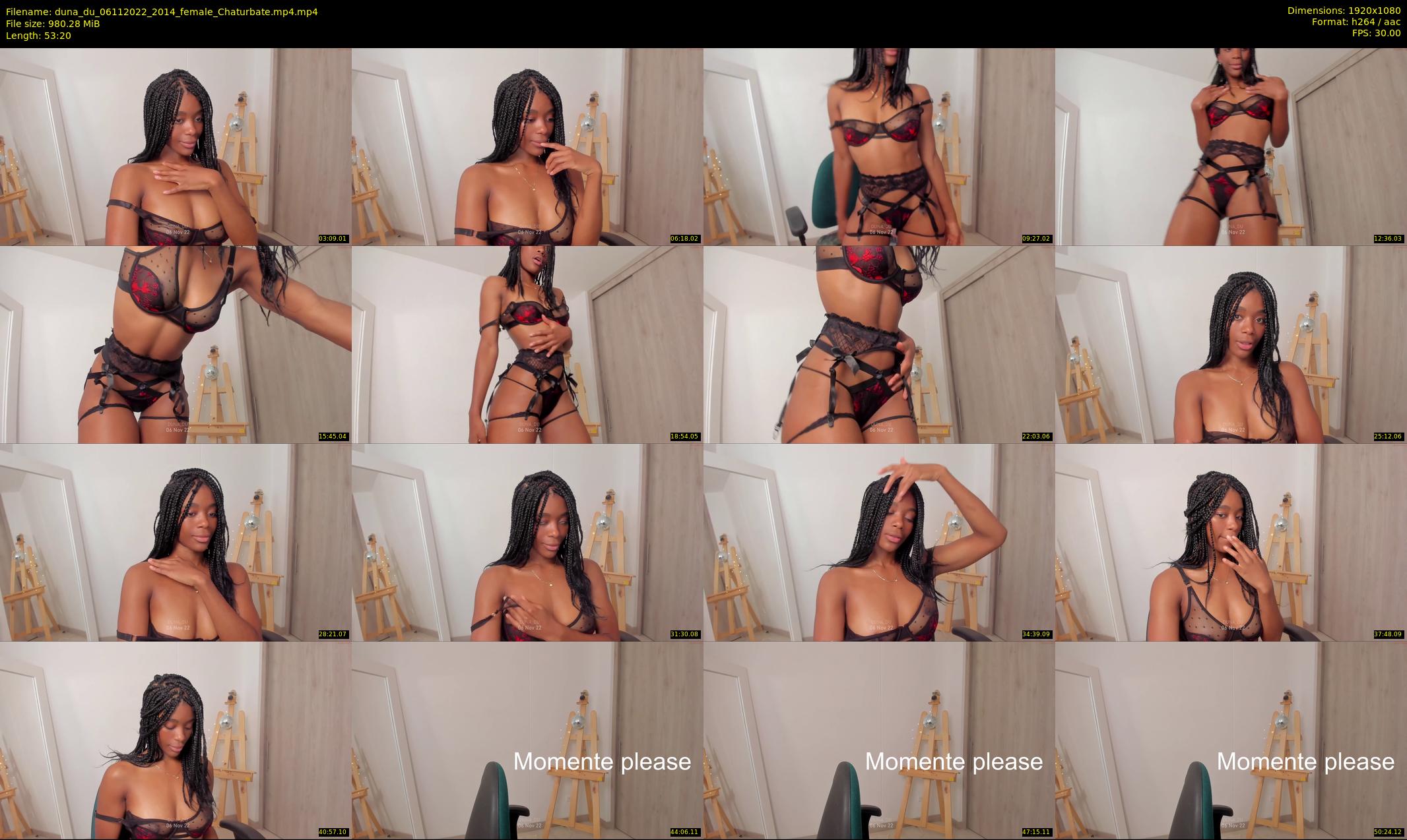 duna_du — 54 minute Chaturbate female cam show recording, 1080p, Nov 6, 2022
