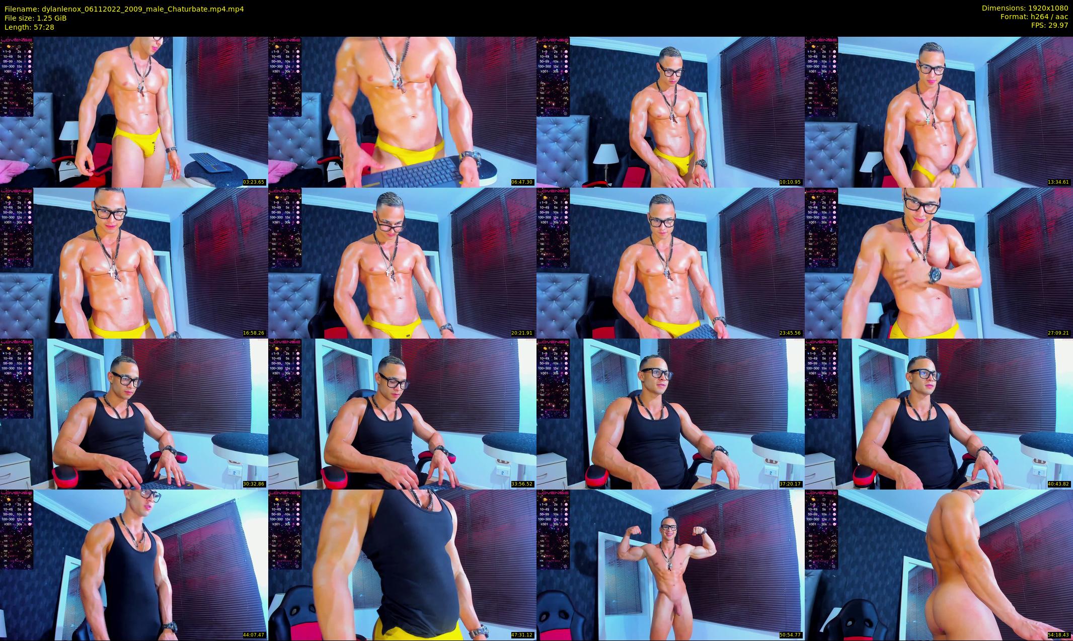 dylanlenox — 58 minute Chaturbate male cam show recording, 1080p, Nov 6, 2022