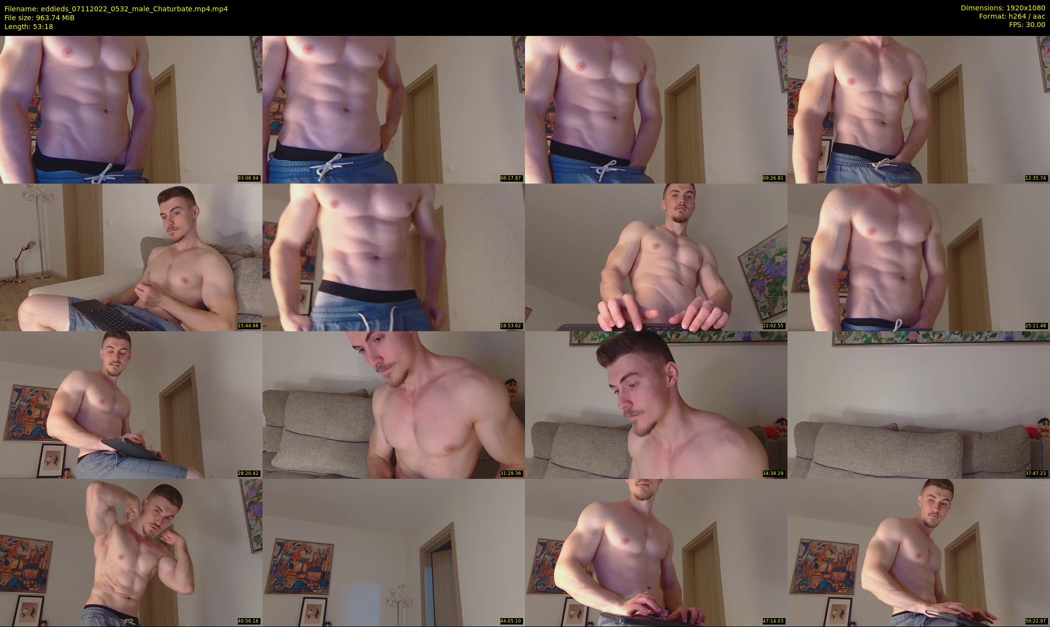 eddieds — 54 minute Chaturbate male cam show recording, 1080p, Nov 7, 2022