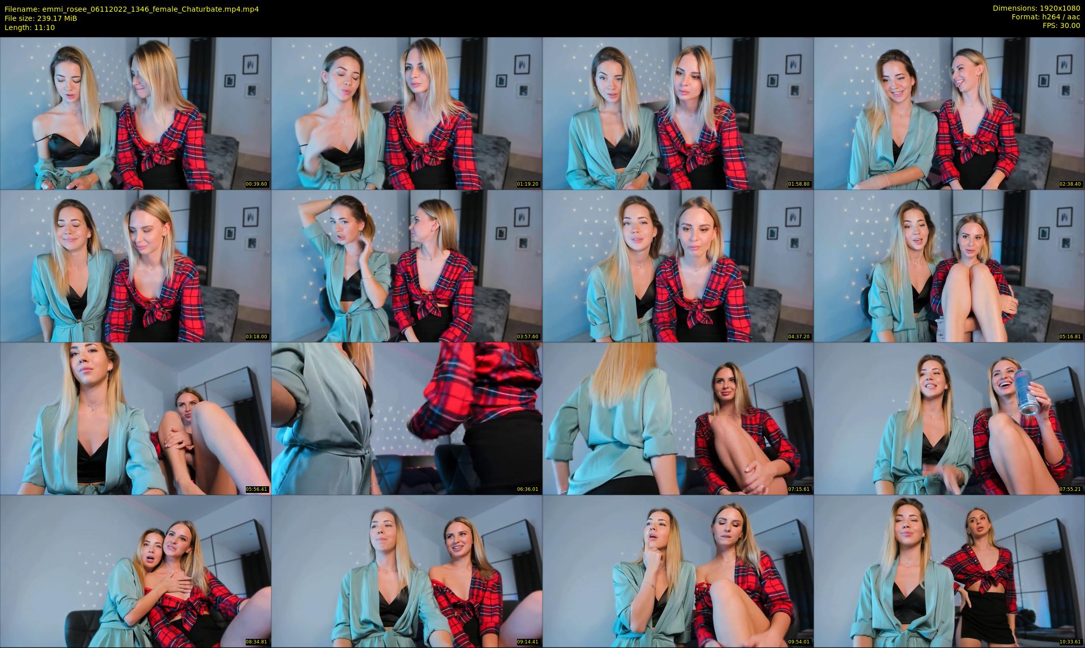 emmi_rosee — 12 minute Chaturbate female cam show recording, 1080p, Nov 6, 2022
