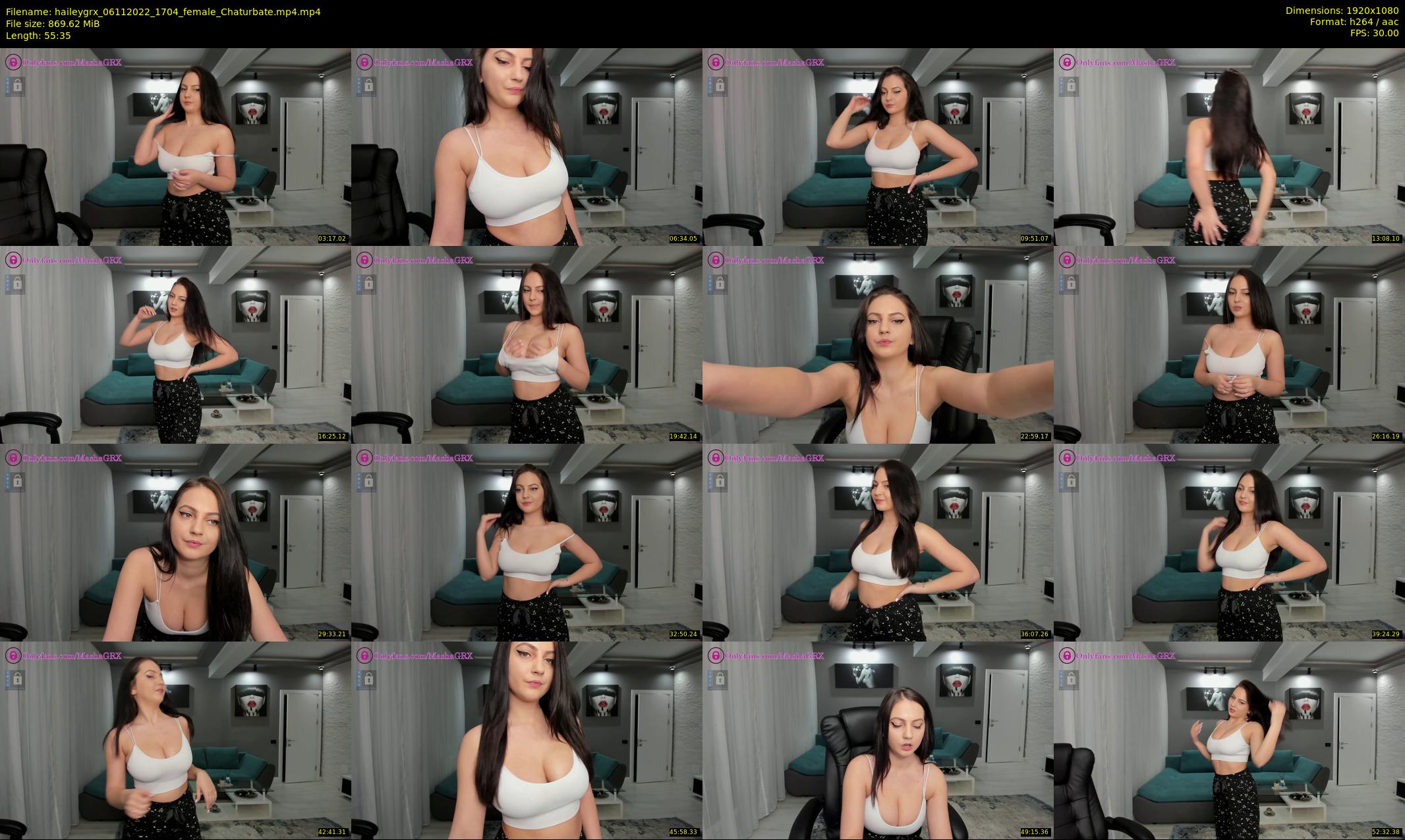 haileygrx — 56 minute Chaturbate female cam show recording, 1080p, Nov 6, 2022