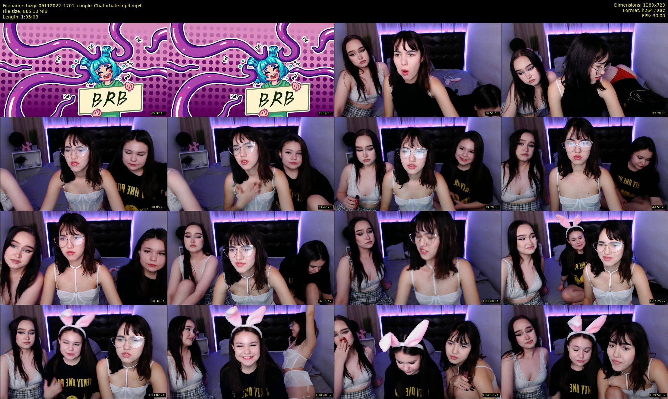 hizgi — 96 minute Chaturbate couple cam show recording, 720p, Nov 6, 2022