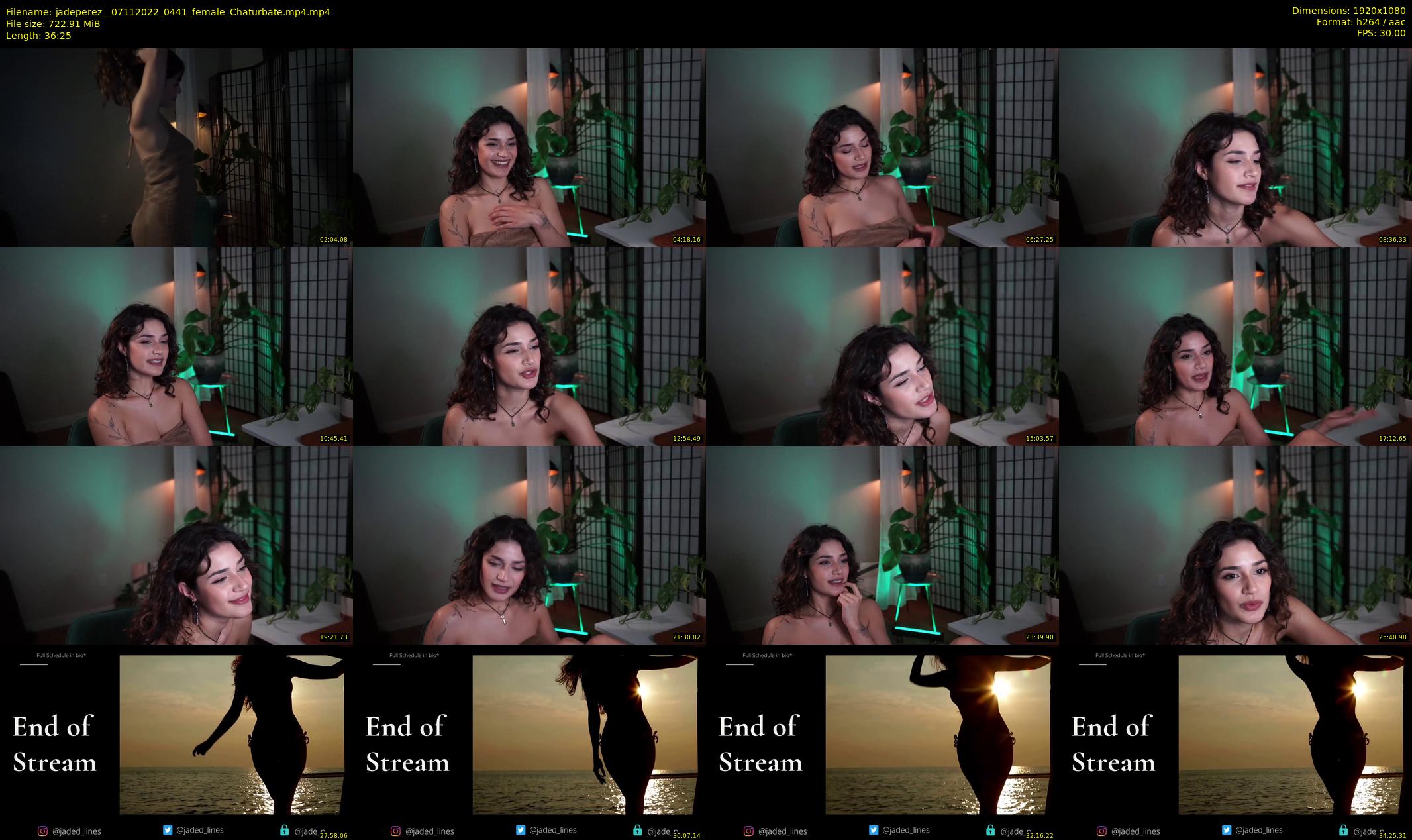 jadeperez_ — 37 minute Chaturbate female cam show recording, 1080p, Nov 7, 2022