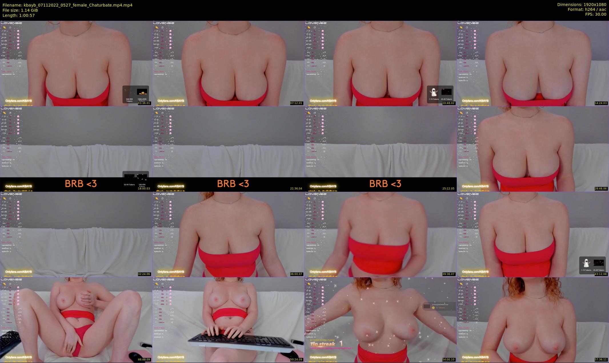 kbayb — 61 minute Chaturbate female cam show recording, 1080p, Nov 7, 2022
