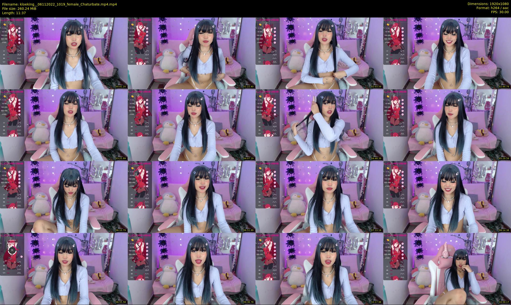 kloeking_ — 12 minute Chaturbate female cam show recording, 1080p, Nov 6, 2022