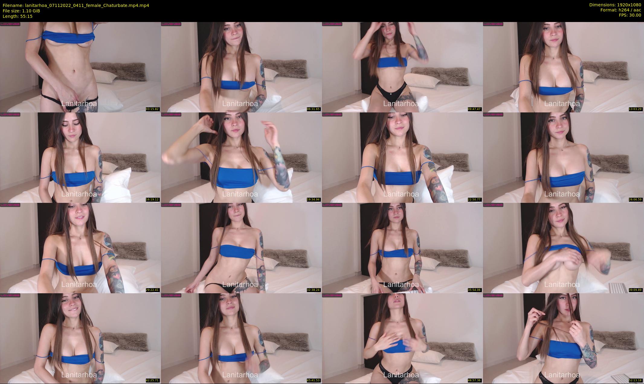 lanitarhoa — 56 minute Chaturbate female cam show recording, 1080p, Nov 7, 2022