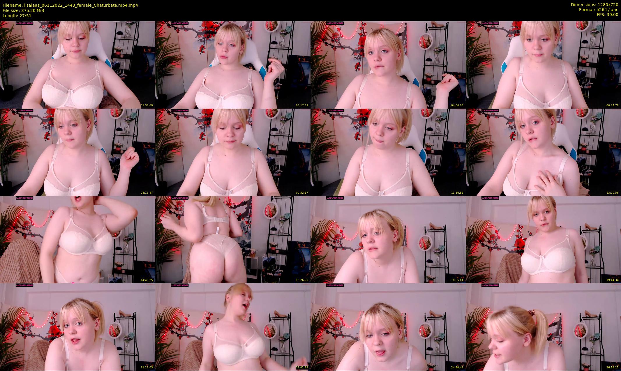 lisalaas — 28 minute Chaturbate female cam show recording, 720p, Nov 6, 2022