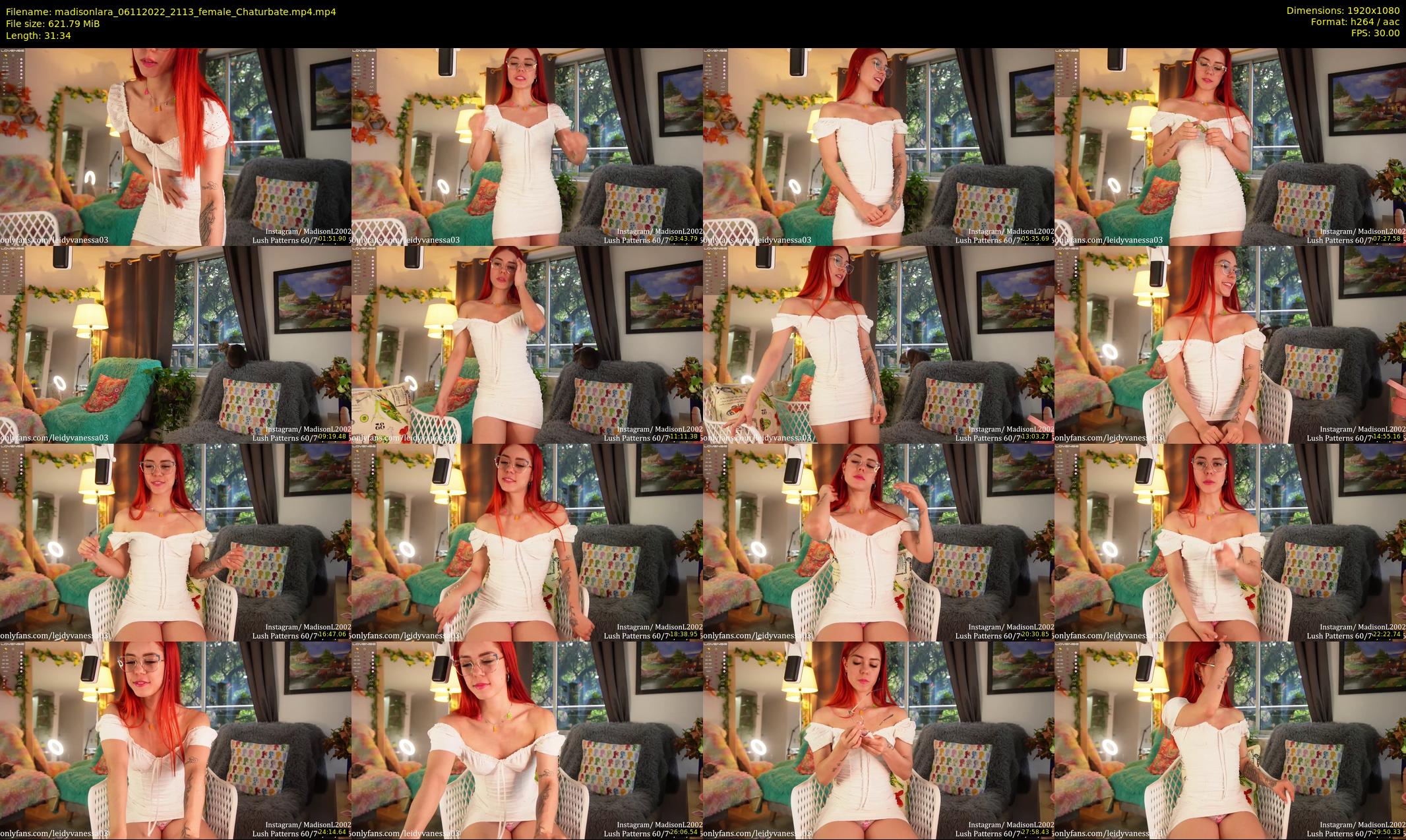 madisonlara — 32 minute Chaturbate female cam show recording, 1080p, Nov 6, 2022