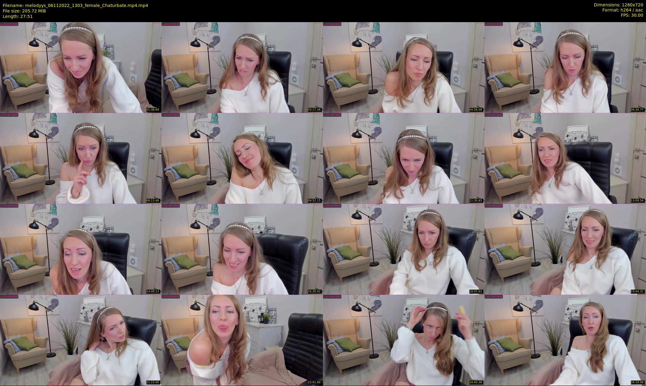 melodyys — 28 minute Chaturbate female cam show recording, 720p, Nov 6, 2022