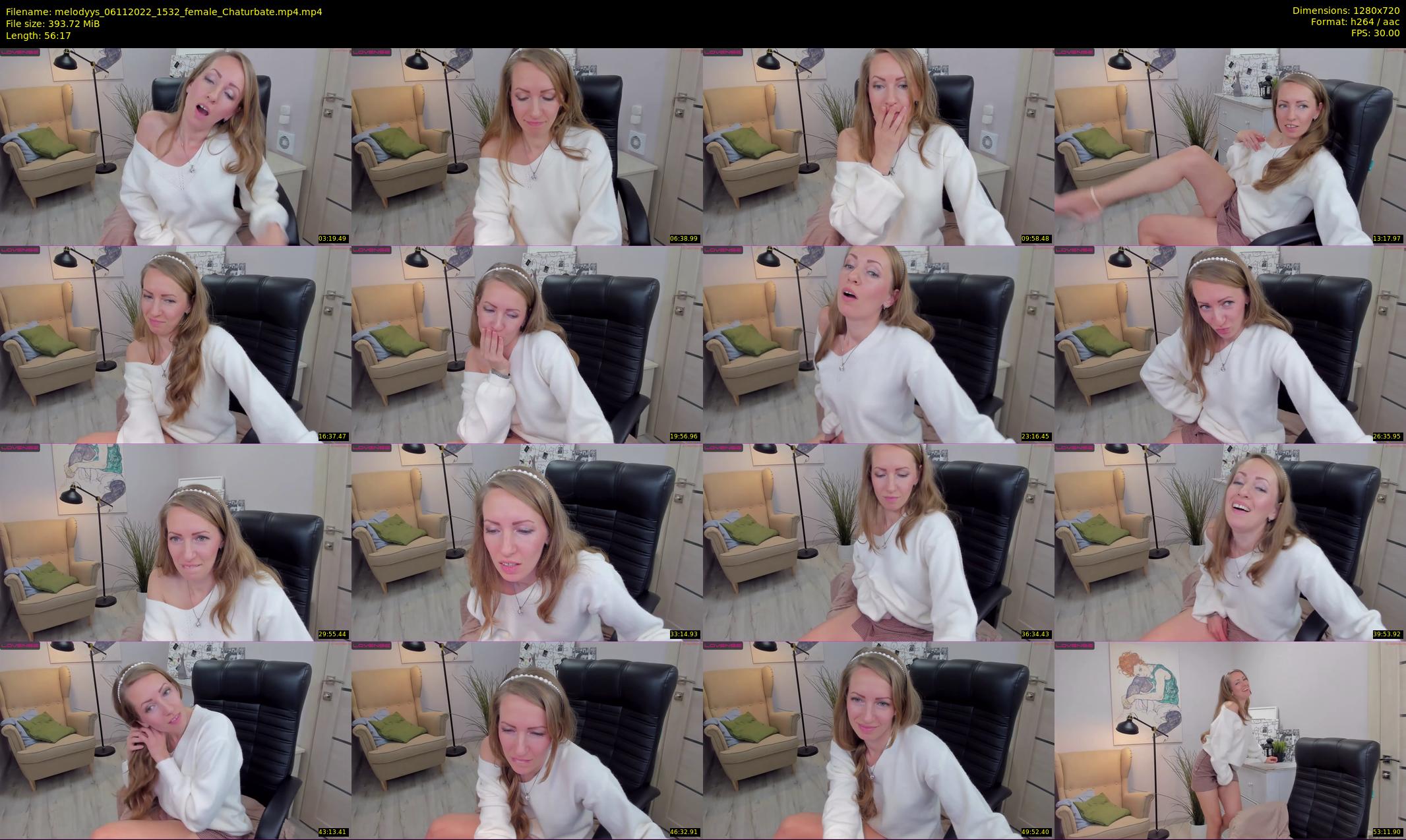 melodyys — 57 minute Chaturbate female cam show recording, 720p, Nov 6, 2022