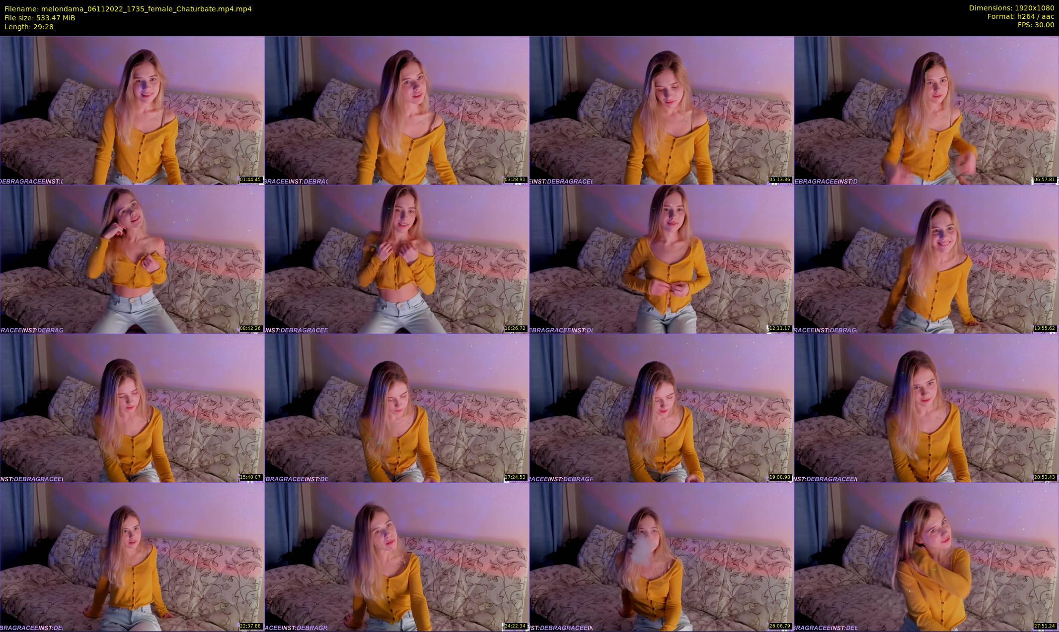 melondama — 30 minute Chaturbate female cam show recording, 1080p, Nov 6, 2022