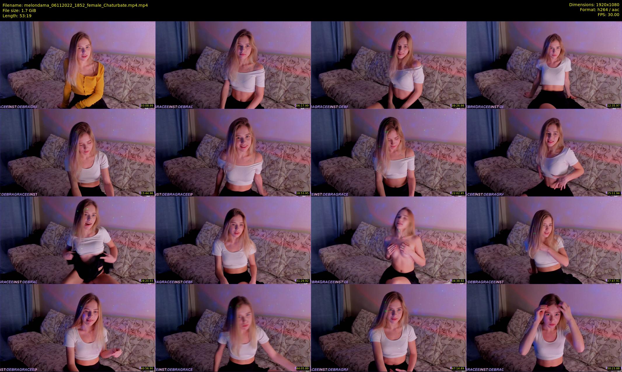 melondama — 54 minute Chaturbate female cam show recording, 1080p, Nov 6, 2022
