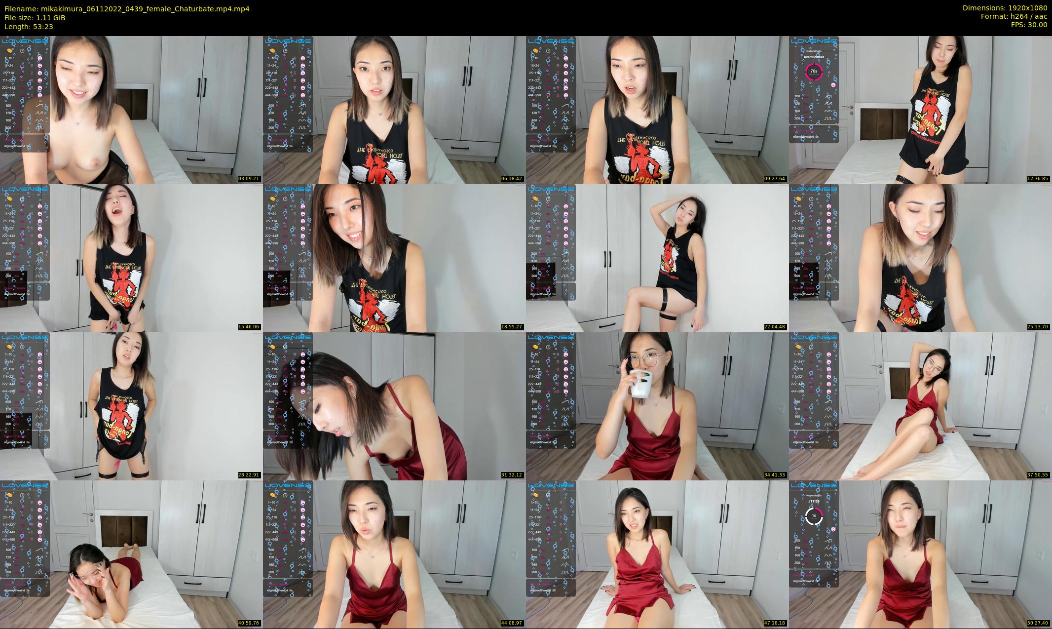 mikakimura — 54 minute Chaturbate female cam show recording, 1080p, Nov 6, 2022
