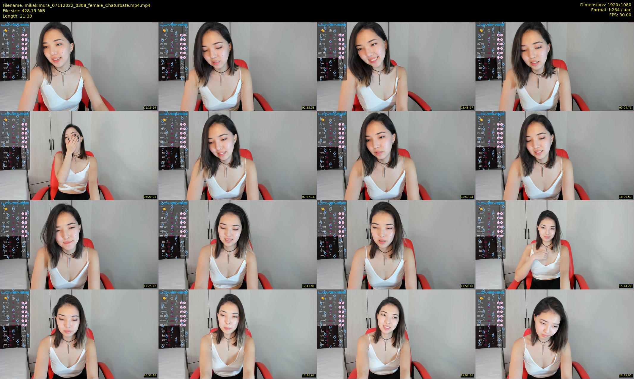 mikakimura — 22 minute Chaturbate female cam show recording, 1080p, Nov 7, 2022