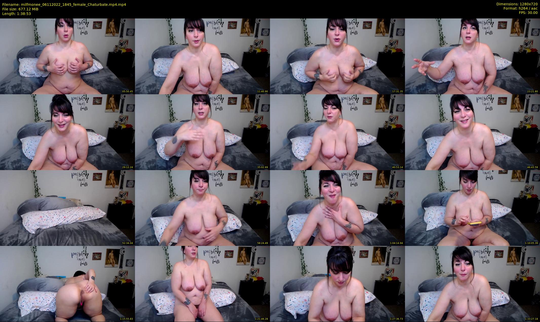 milfmonee — 99 minute Chaturbate female cam show recording, 720p, Nov 6, 2022