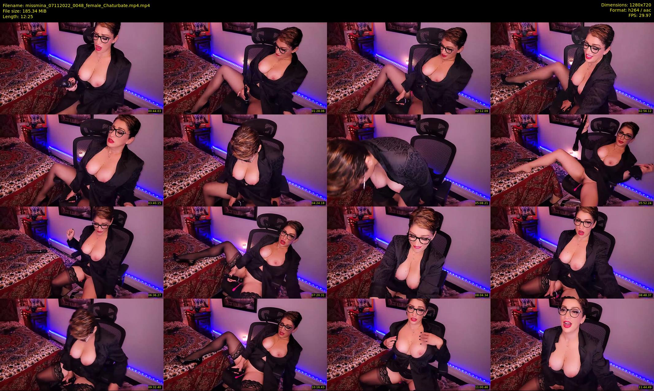 missmina — 13 minute Chaturbate female cam show recording, 720p, Nov 7, 2022