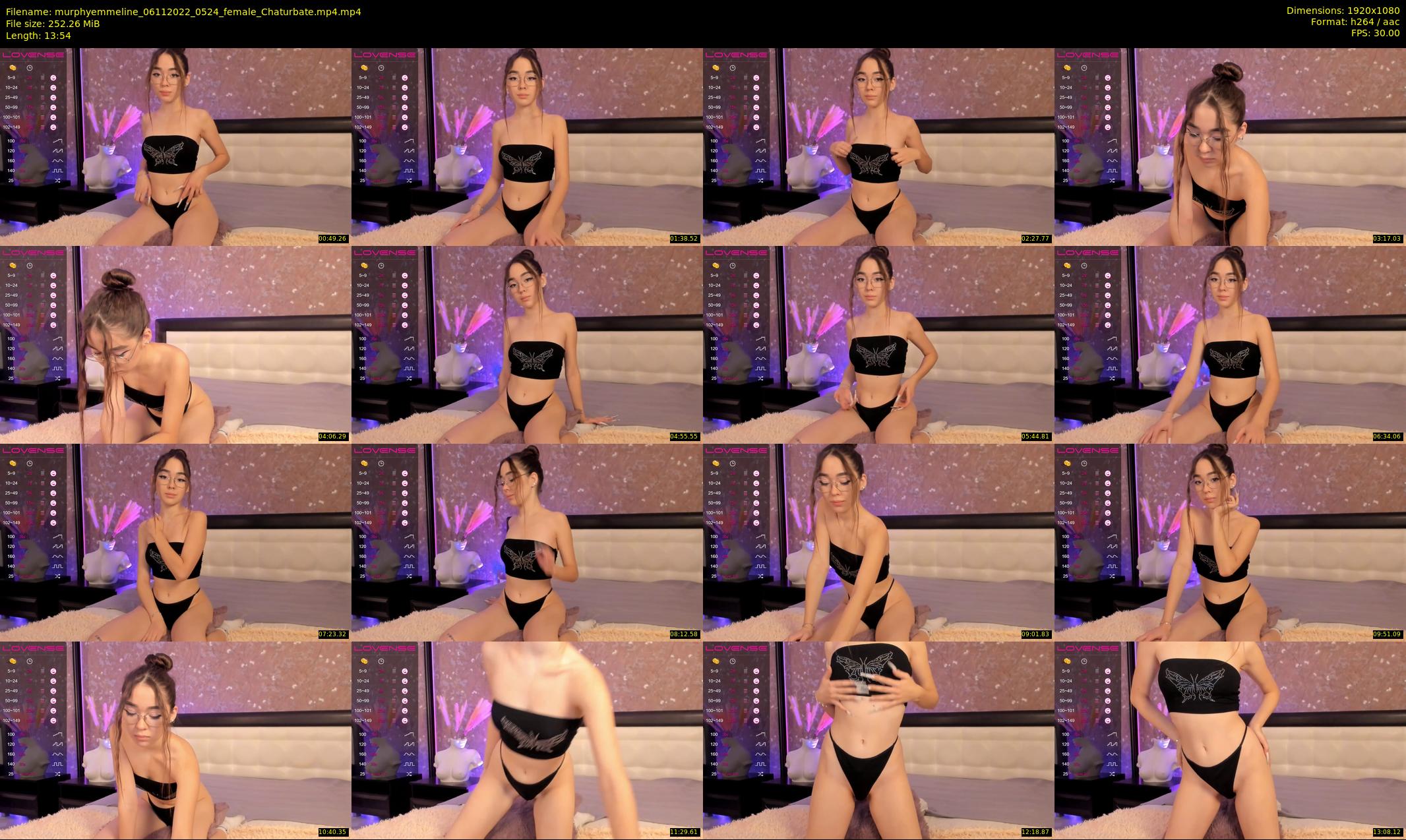 murphyemmeline — 14 minute Chaturbate female cam show recording, 1080p, Nov 6, 2022