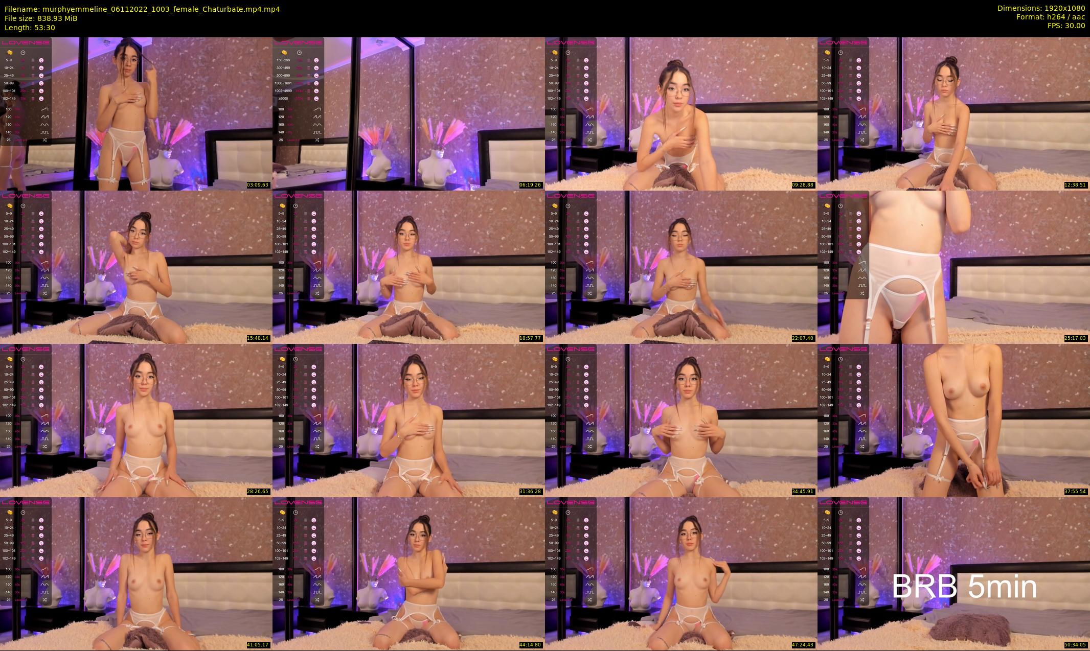 murphyemmeline — 54 minute Chaturbate female cam show recording, 1080p, Nov 6, 2022