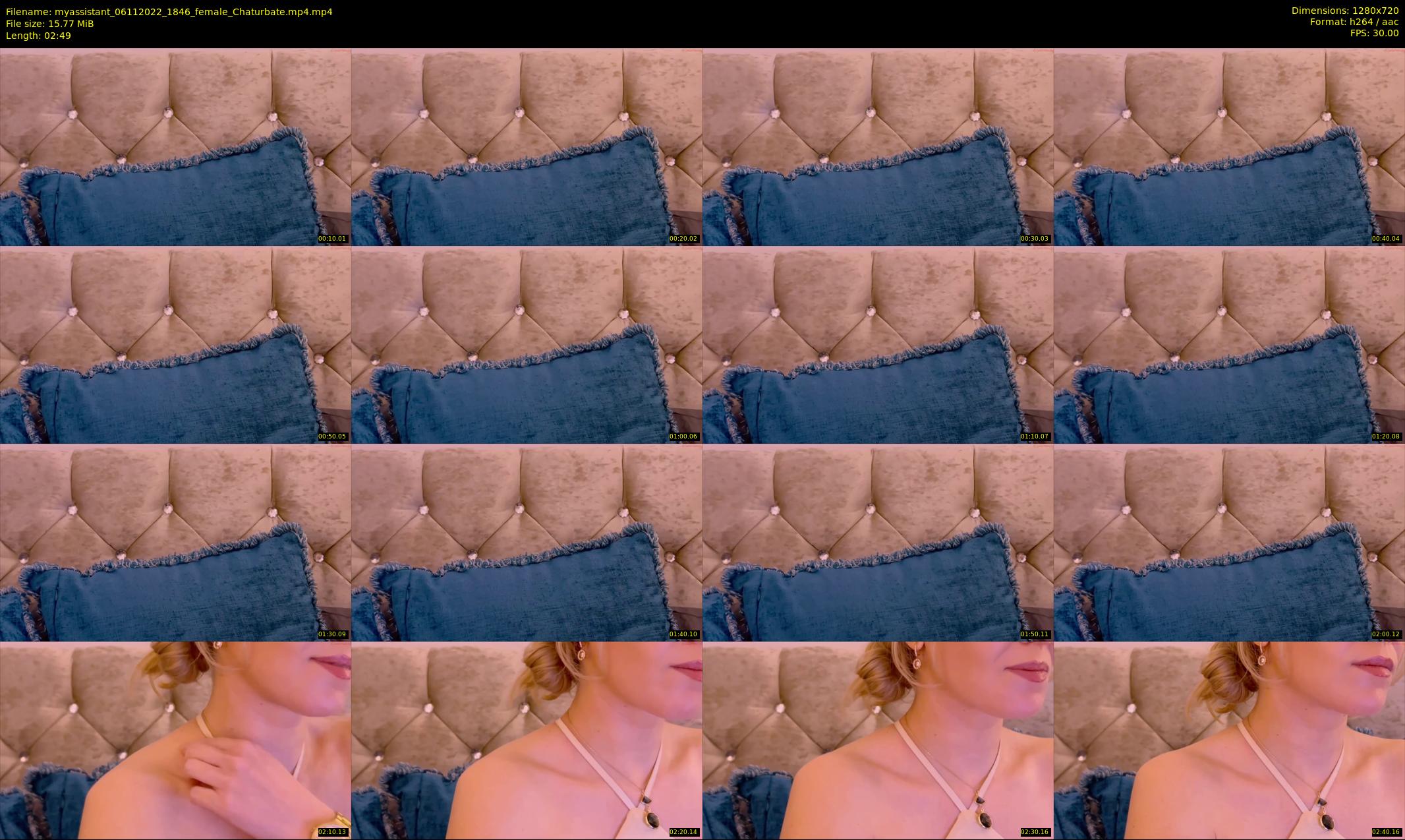 myassistant — 3 minute Chaturbate female cam show recording, 720p, Nov 6, 2022