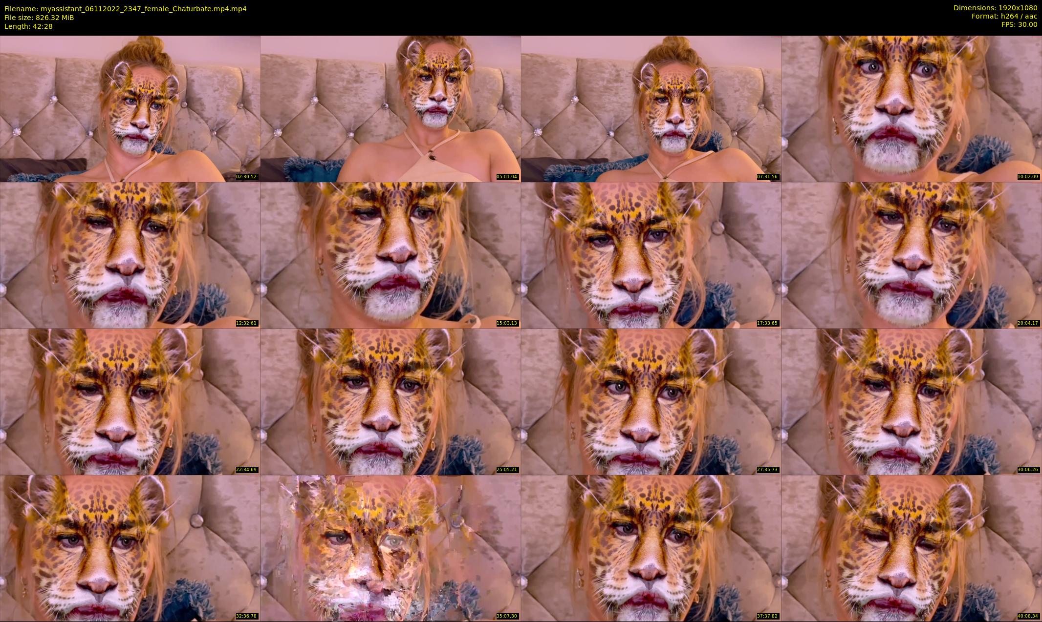 myassistant — 43 minute Chaturbate female cam show recording, 1080p, Nov 6, 2022