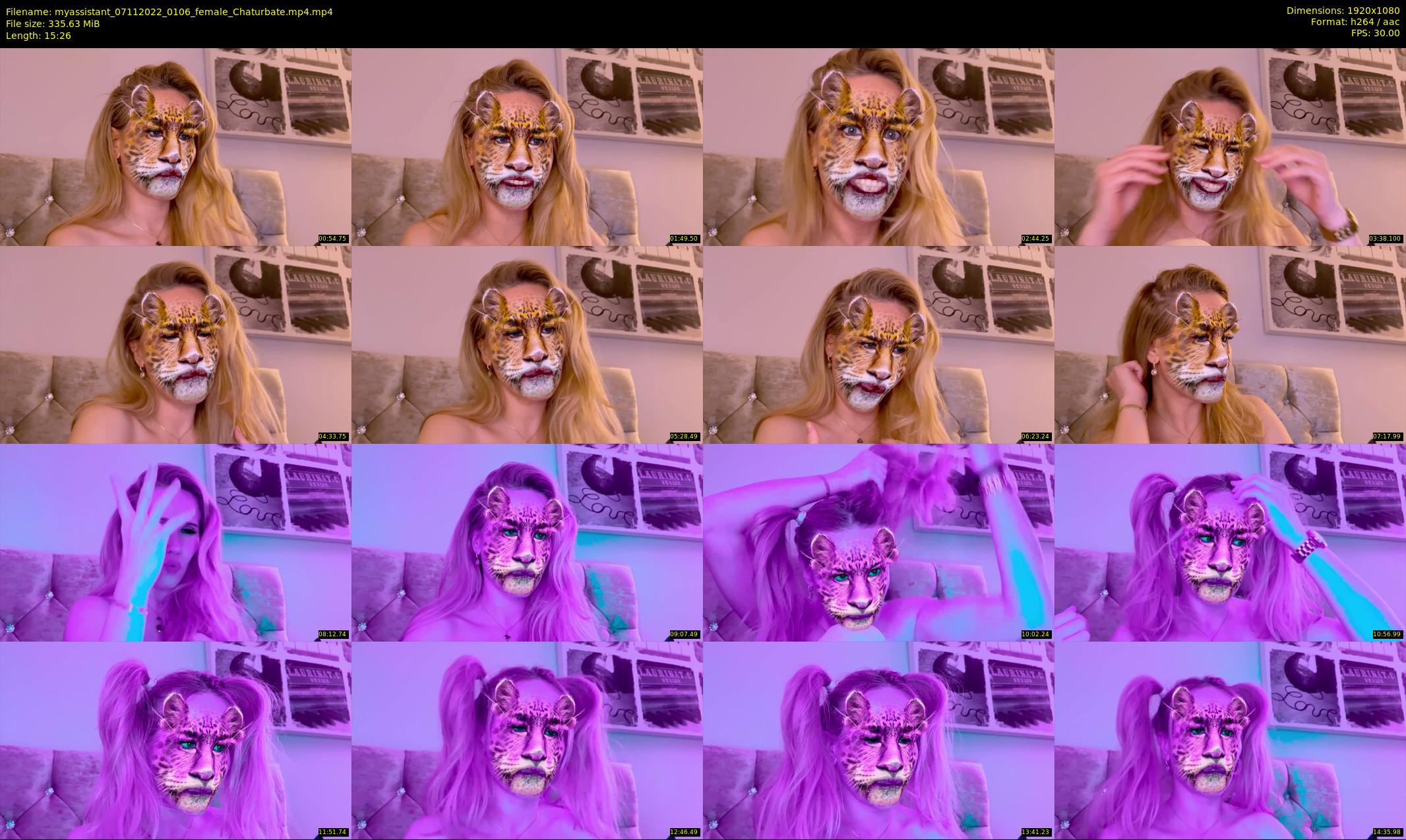 myassistant — 16 minute Chaturbate female cam show recording, 1080p, Nov 7, 2022