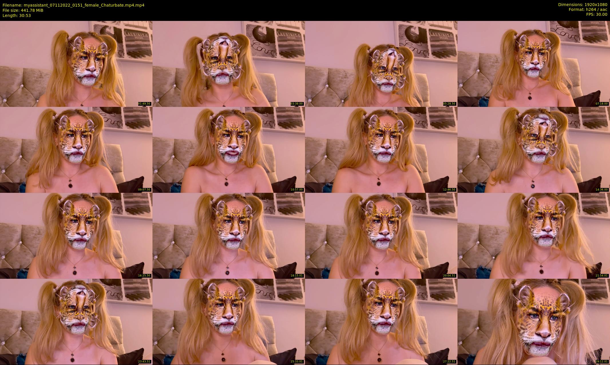 myassistant — 31 minute Chaturbate female cam show recording, 1080p, Nov 7, 2022