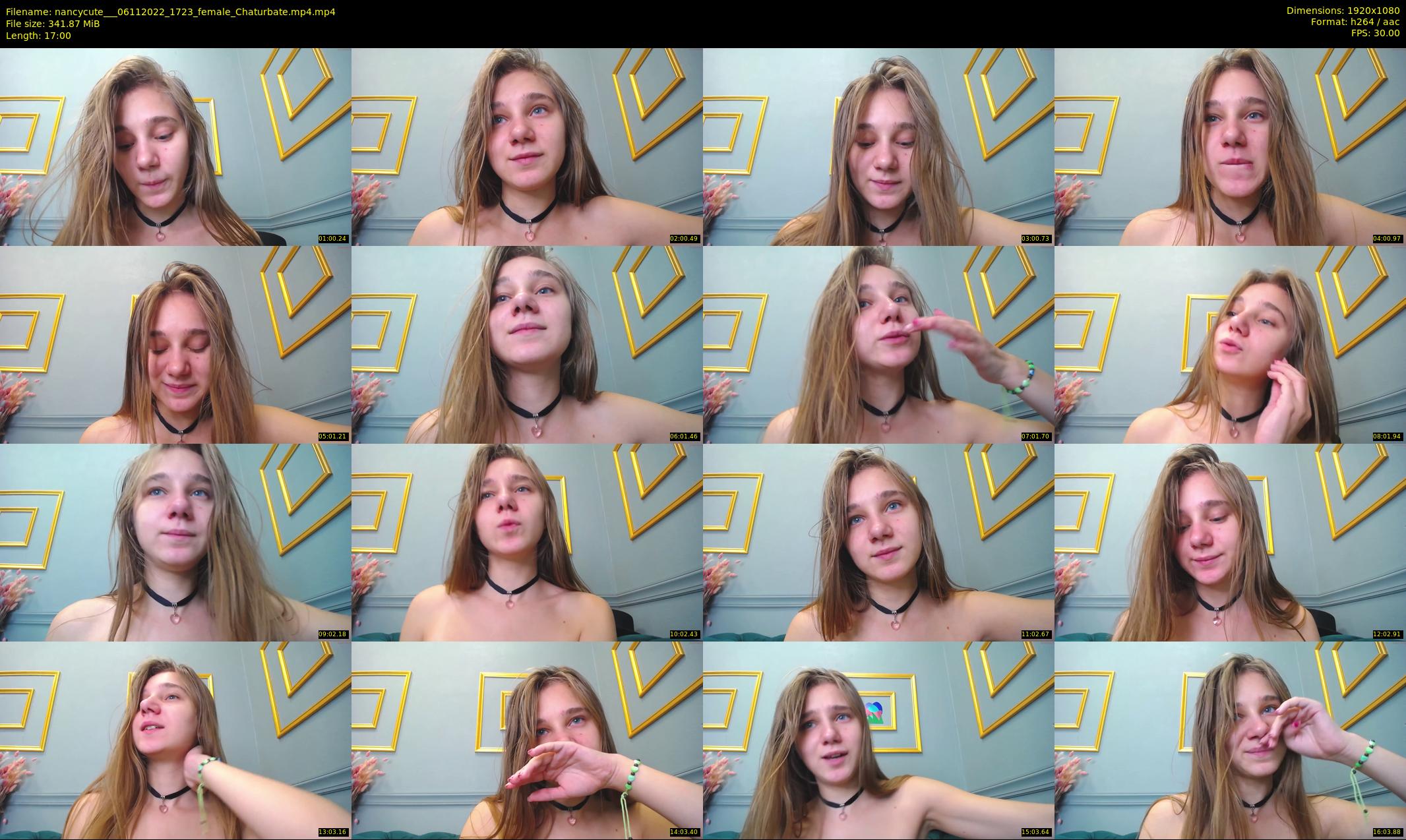 nancycute__ — 17 minute Chaturbate female cam show recording, 1080p, Nov 6, 2022