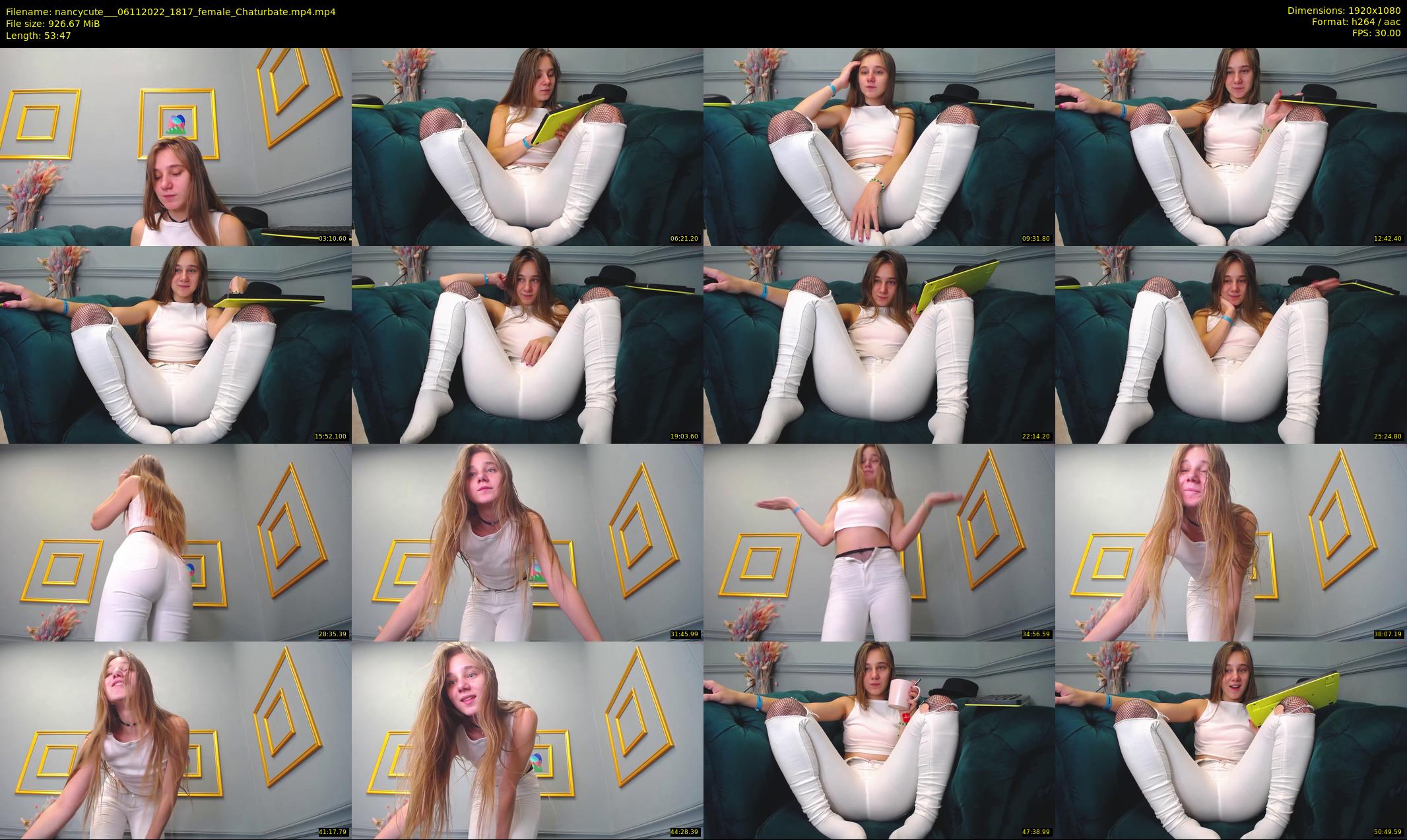 nancycute__ — 54 minute Chaturbate female cam show recording, 1080p, Nov 6, 2022