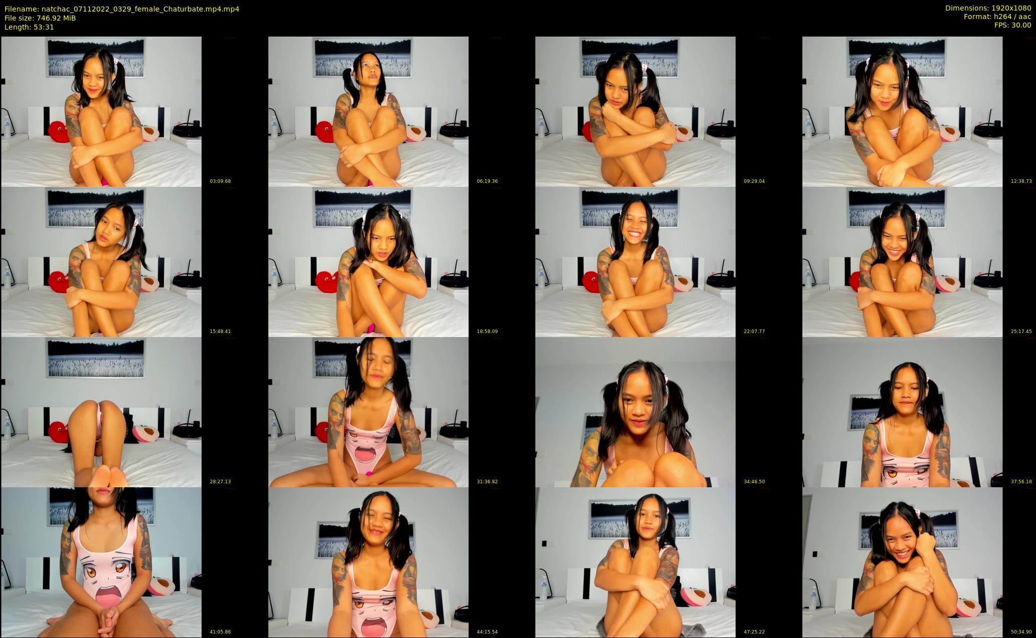 natchac — 54 minute Chaturbate female cam show recording, 1080p, Nov 7, 2022