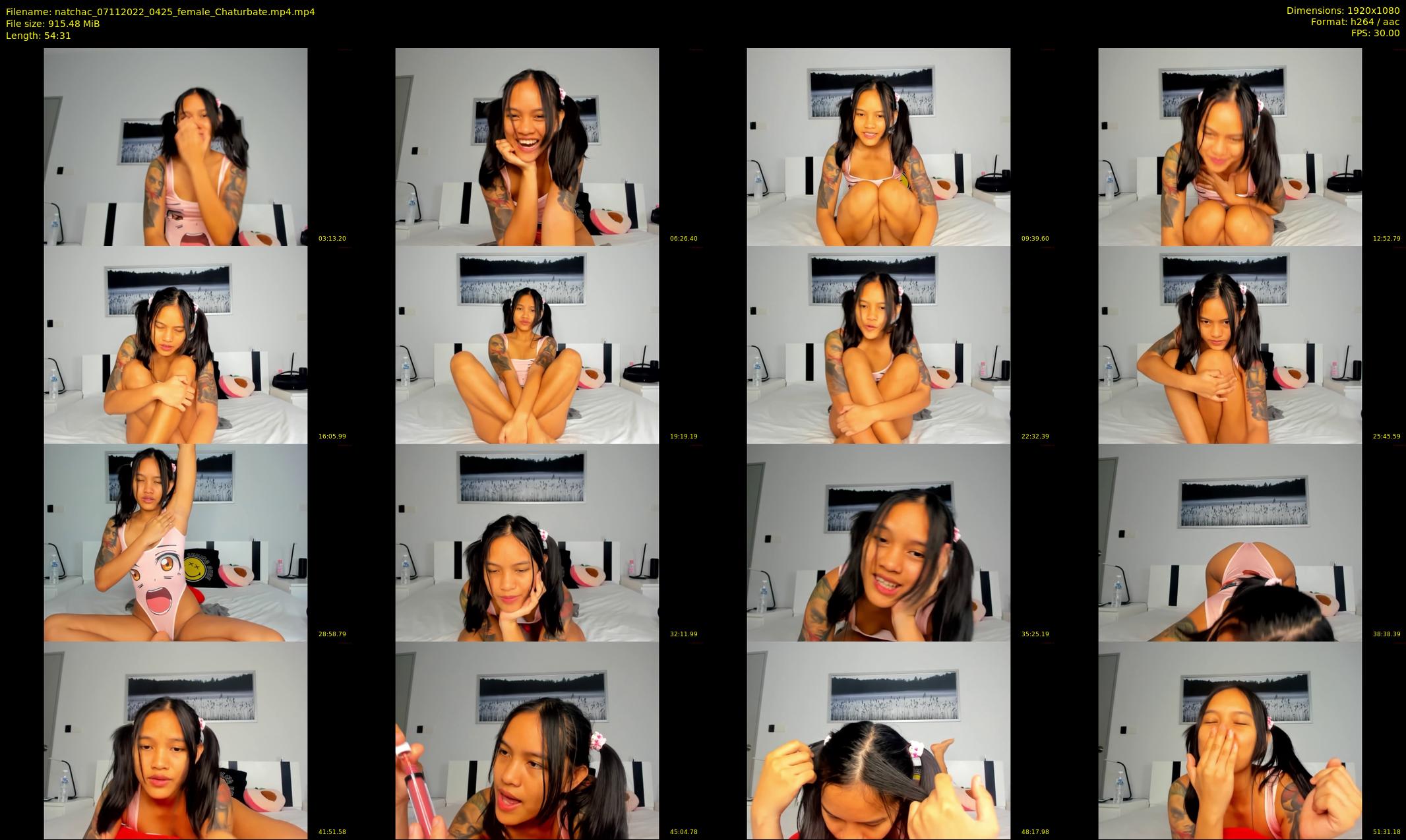 natchac — 55 minute Chaturbate female cam show recording, 1080p, Nov 7, 2022