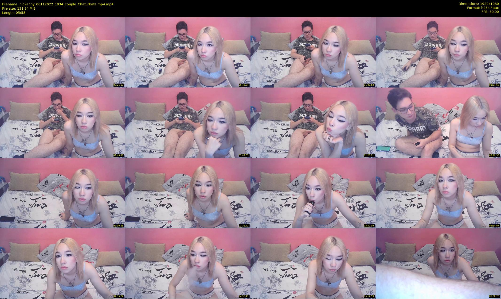 nickanny — 6 minute Chaturbate couple cam show recording, 1080p, Nov 6, 2022