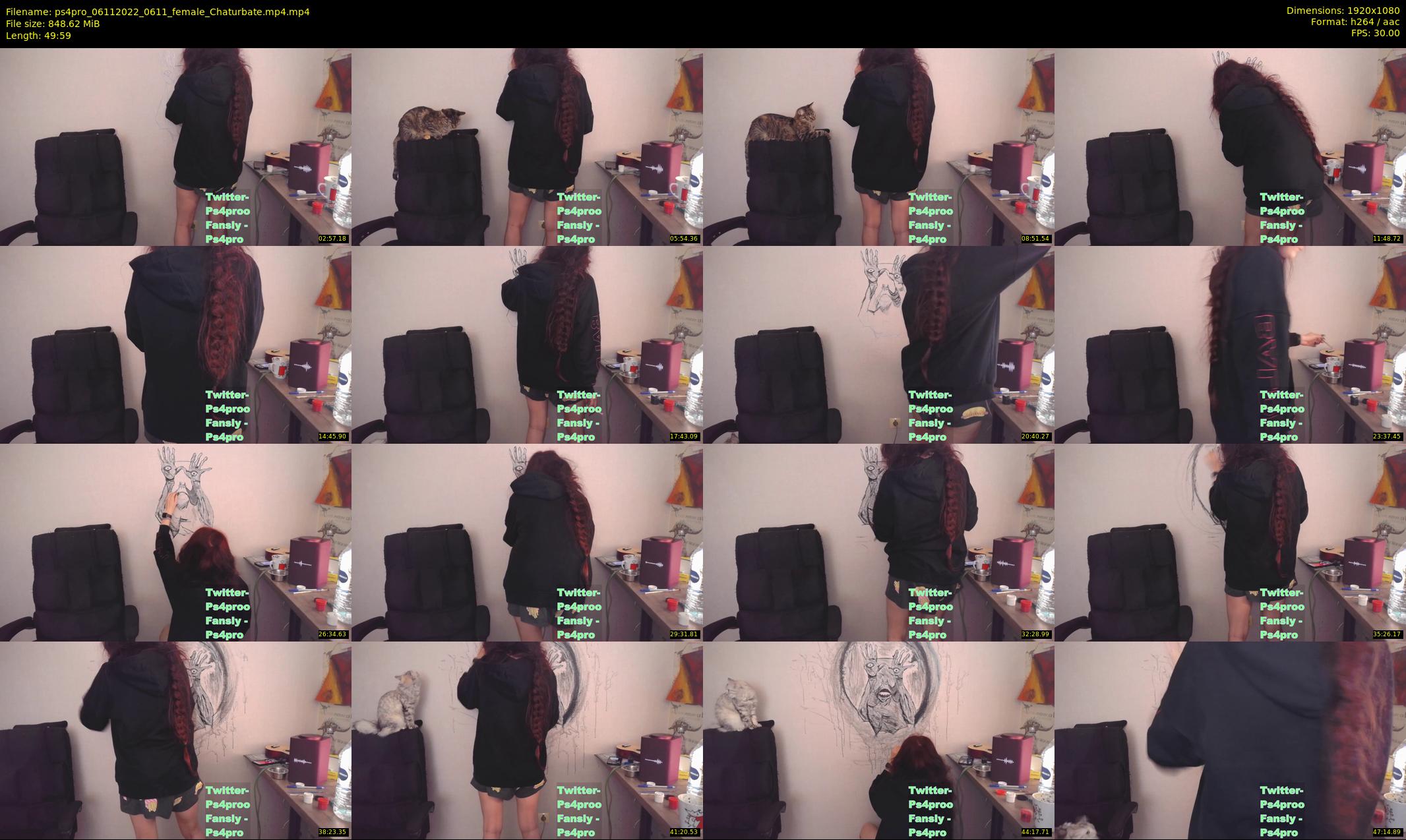 ps4pro — 50 minute Chaturbate female cam show recording, 1080p, Nov 6, 2022