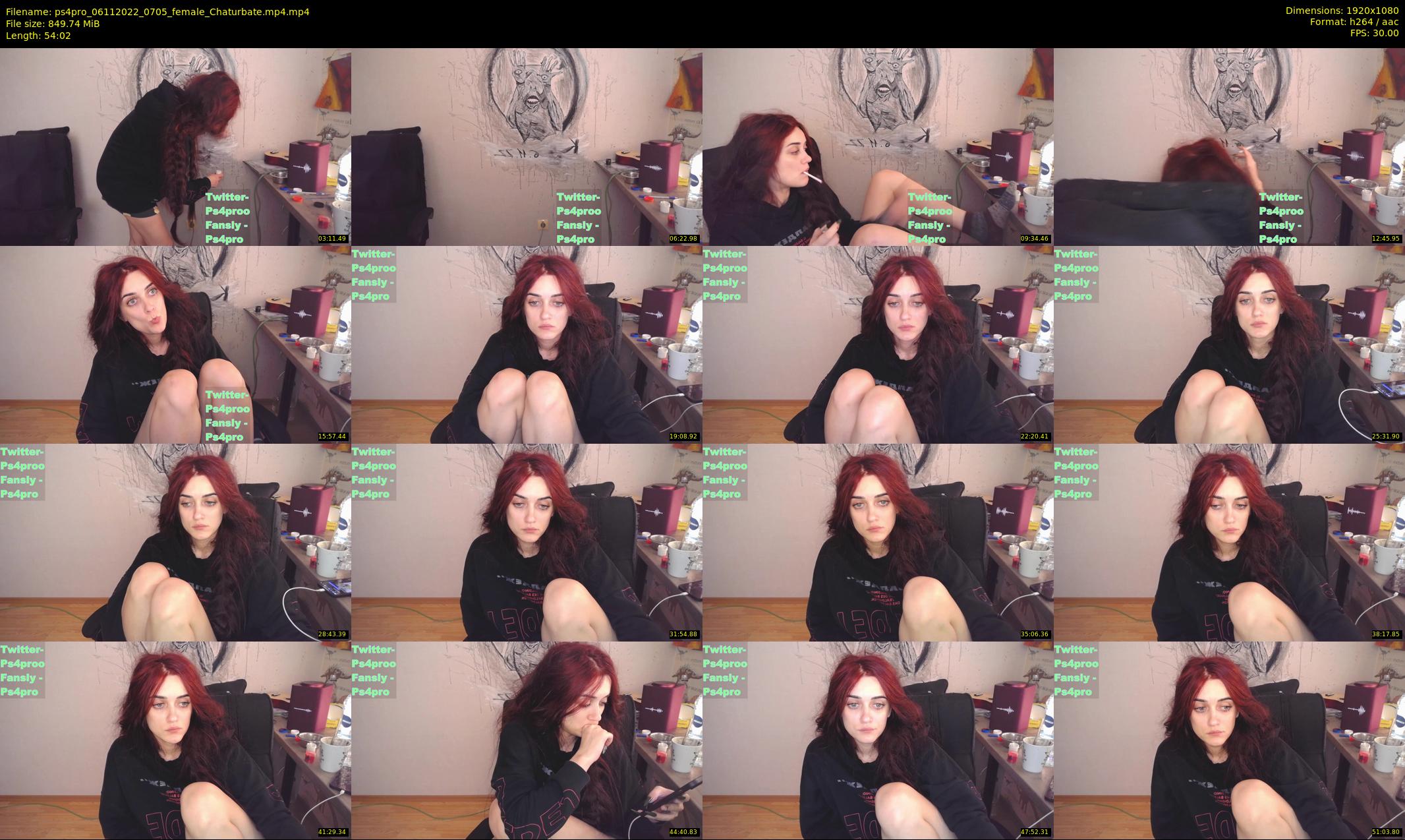 ps4pro — 55 minute Chaturbate female cam show recording, 1080p, Nov 6, 2022