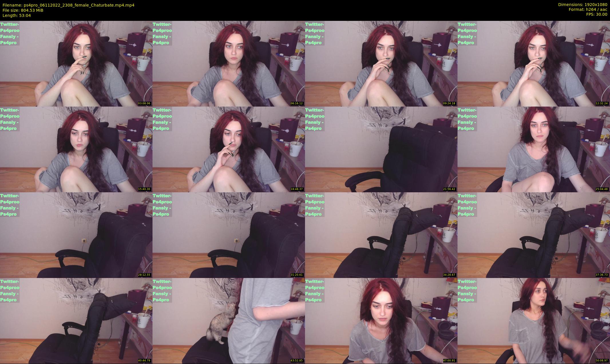 ps4pro — 54 minute Chaturbate female cam show recording, 1080p, Nov 6, 2022