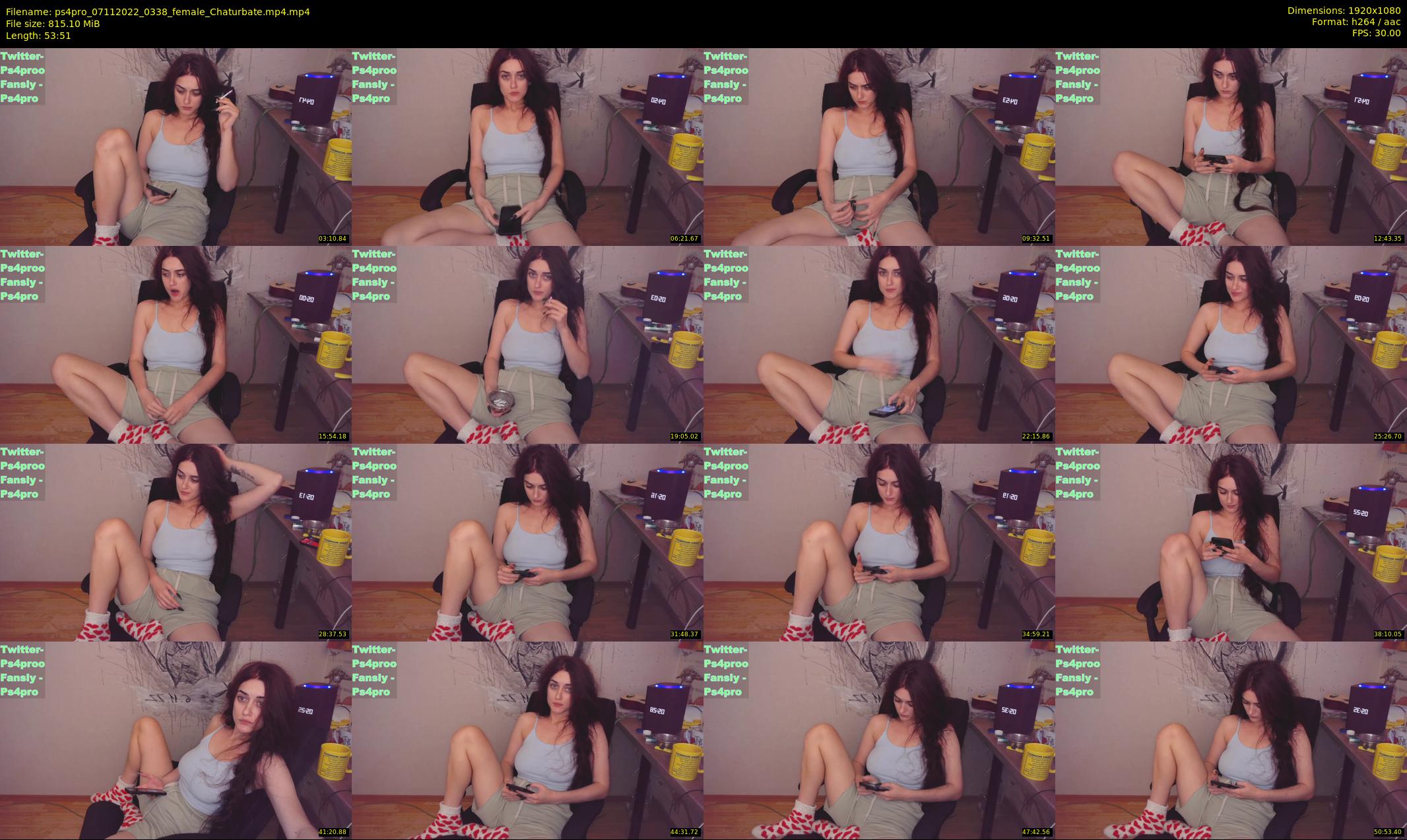 ps4pro — 54 minute Chaturbate female cam show recording, 1080p, Nov 7, 2022