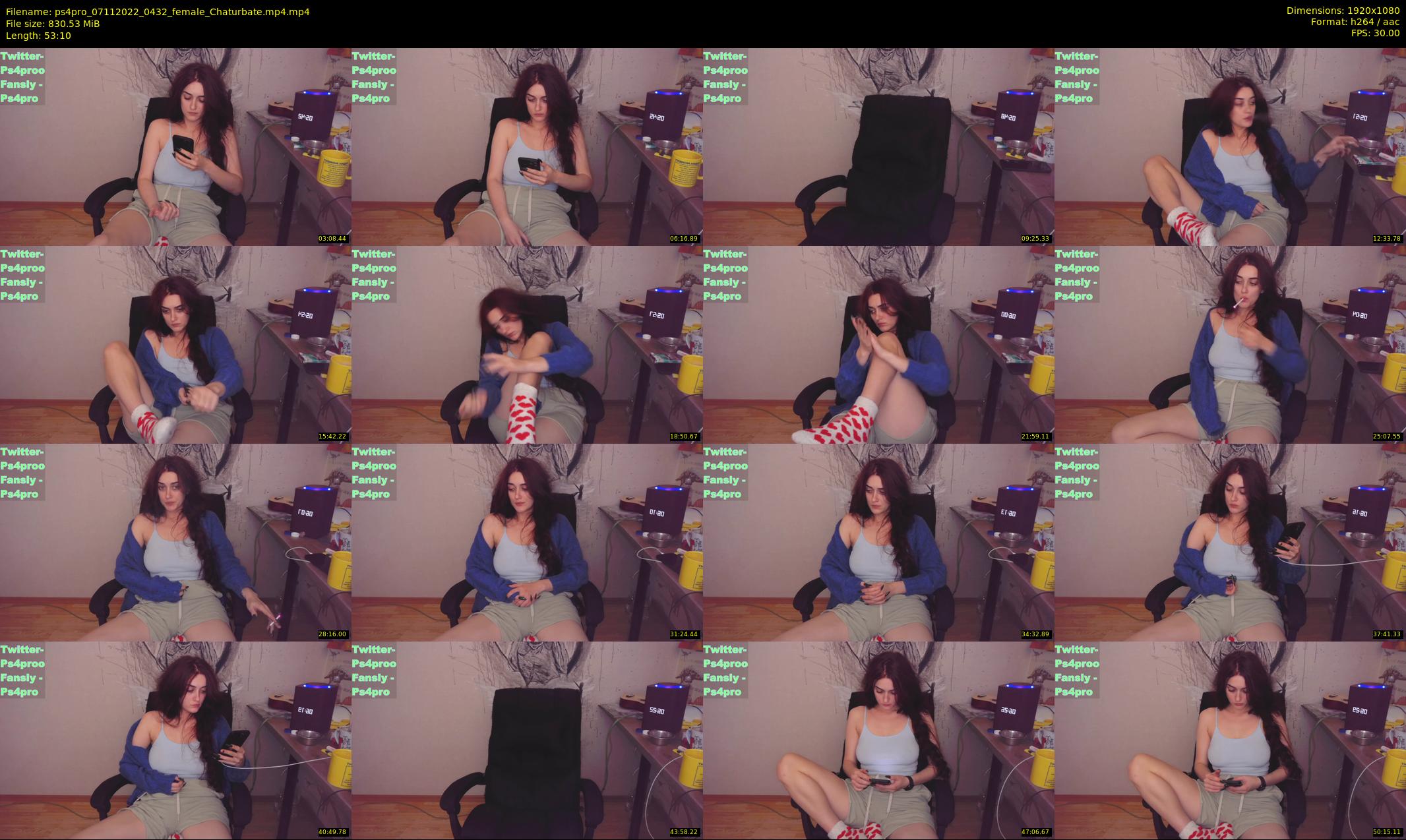 ps4pro — 54 minute Chaturbate female cam show recording, 1080p, Nov 7, 2022