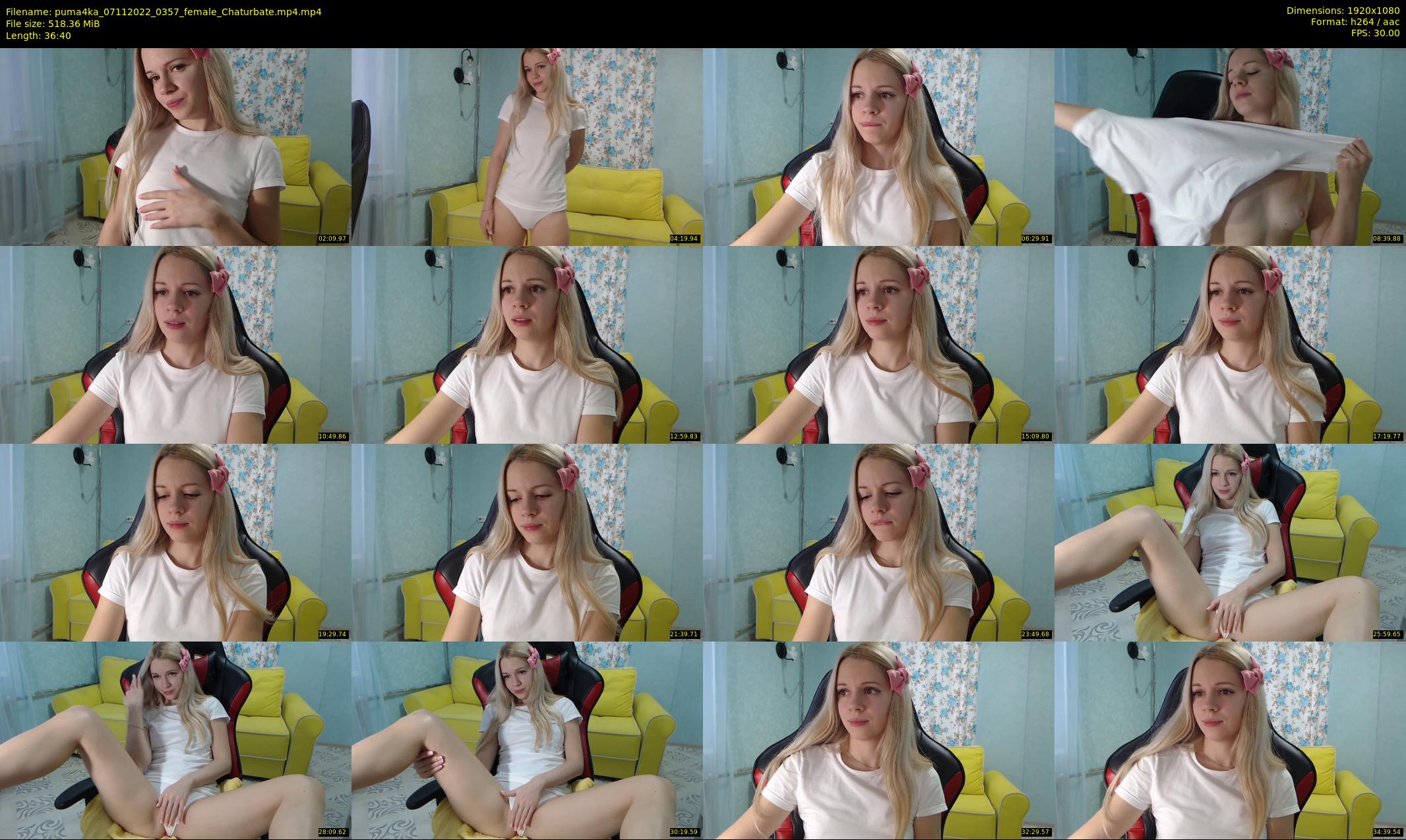 puma4ka — 37 minute Chaturbate female cam show recording, 1080p, Nov 7, 2022