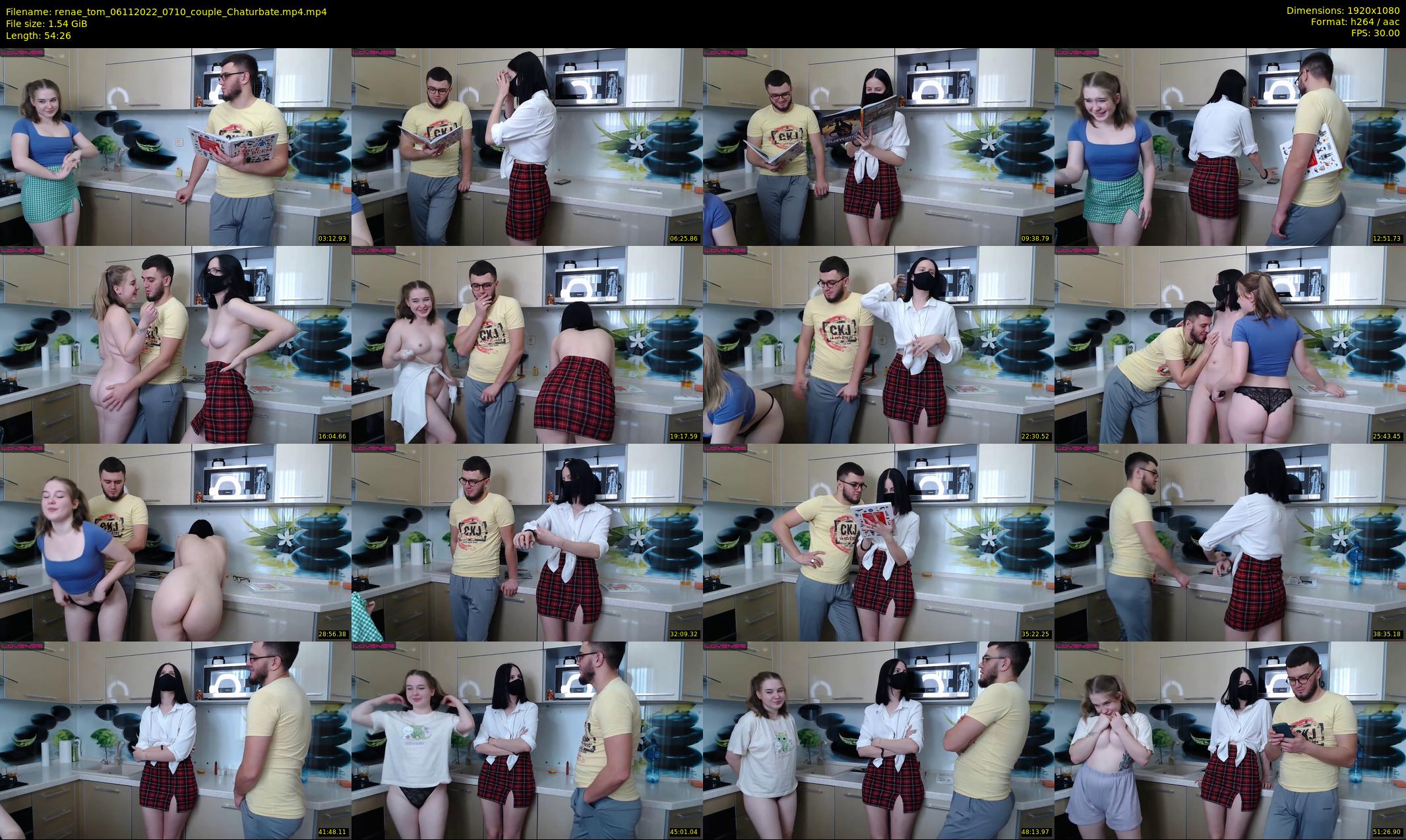 renae_tom — 55 minute Chaturbate couple cam show recording, 1080p, Nov 6, 2022