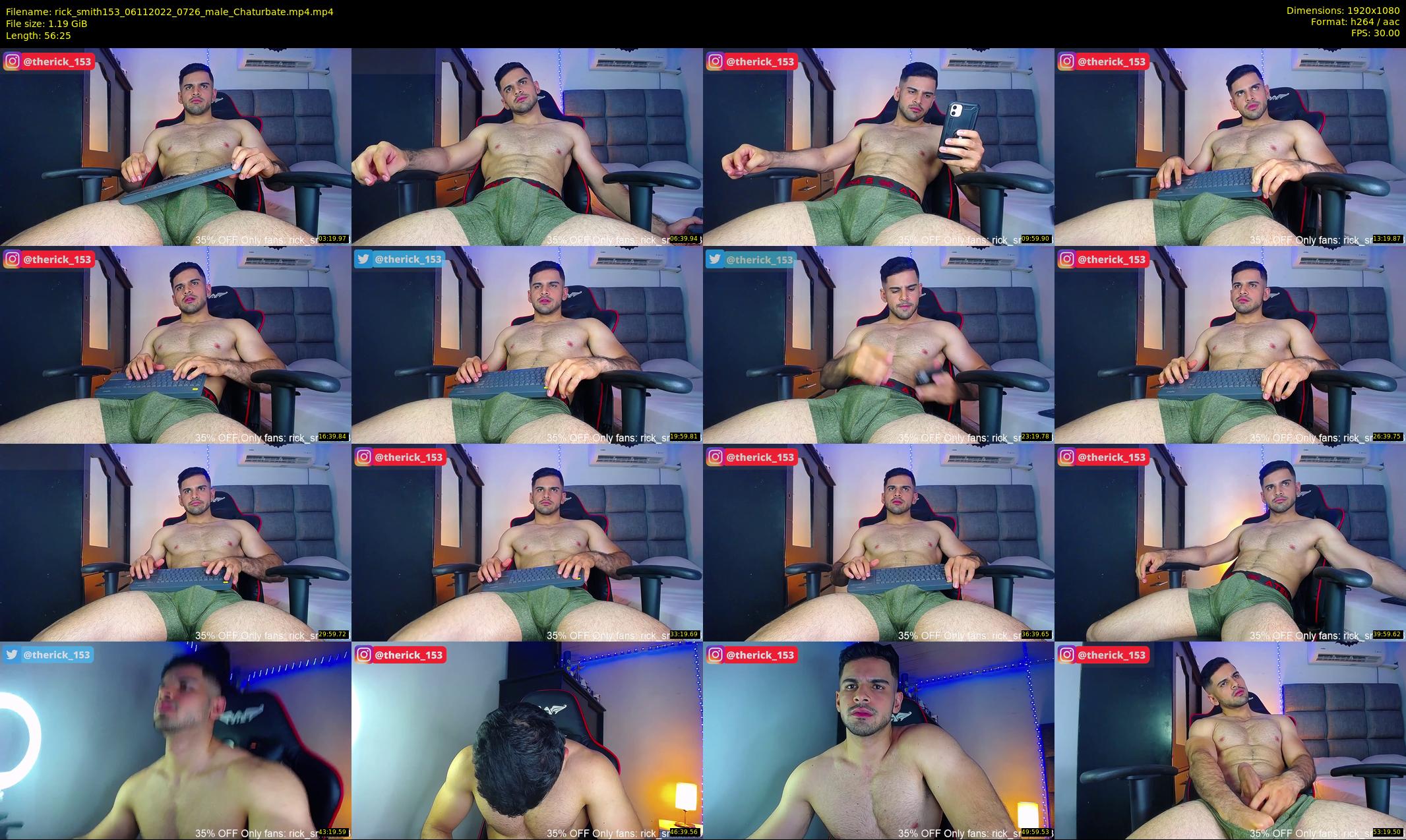 rick_smith153 — 57 minute Chaturbate male cam show recording, 1080p, Nov 6, 2022