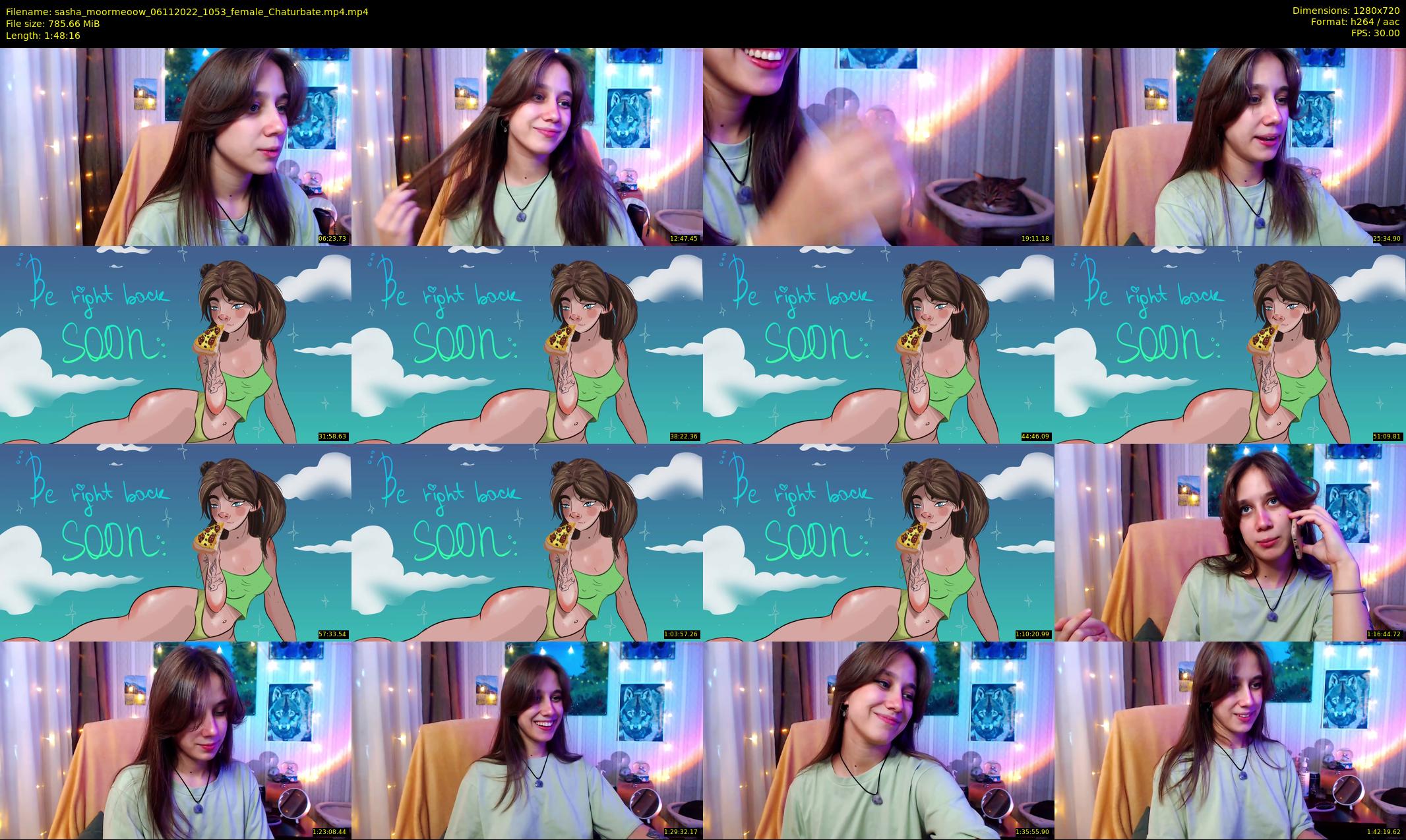 sasha_moormeoow — 109 minute Chaturbate female cam show recording, 720p, Nov 6, 2022